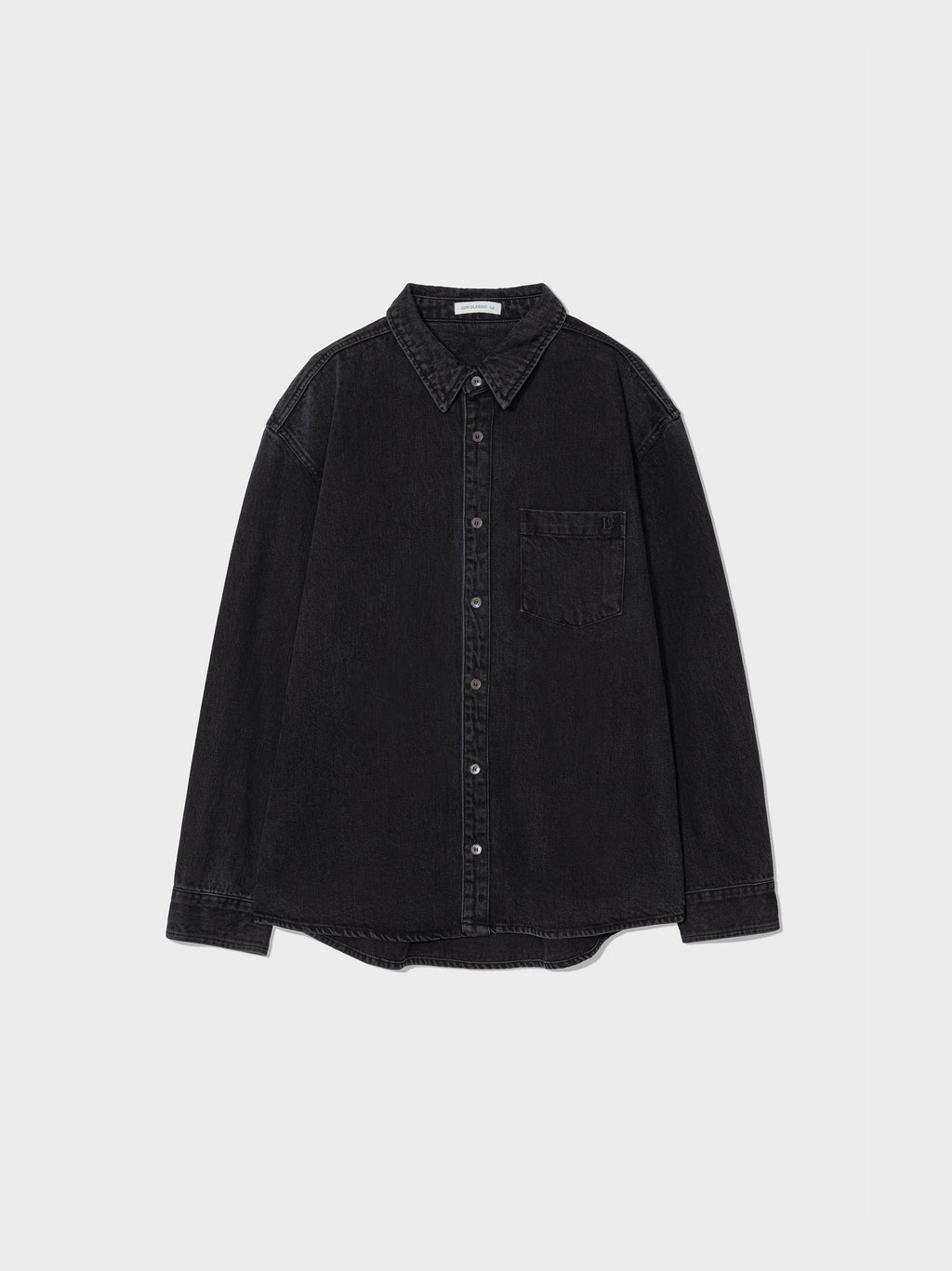 Low Classic Lc Denim Shirt Jacket Washed Black