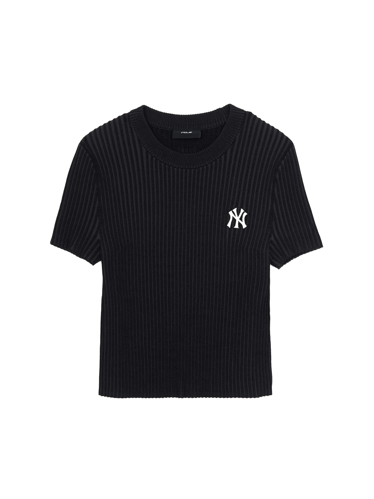 MLB Korea Women's Basic Street Ribbed Short Sleeve Knit Pullover