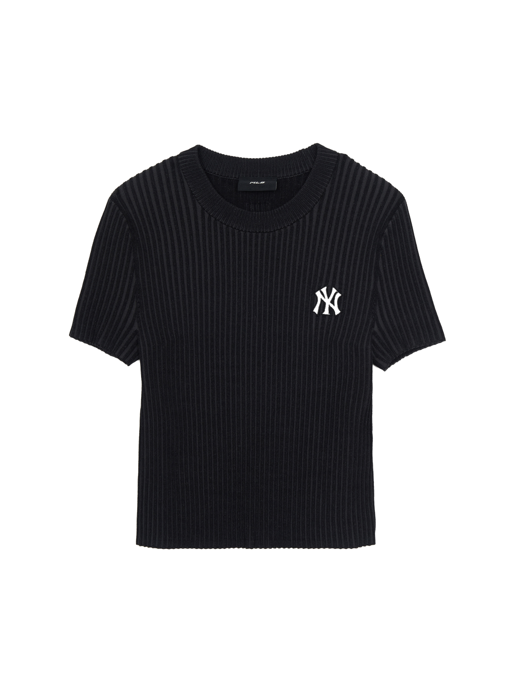 MLB Korea Women's Basic Street Ribbed Short Sleeve Knit Pullover
