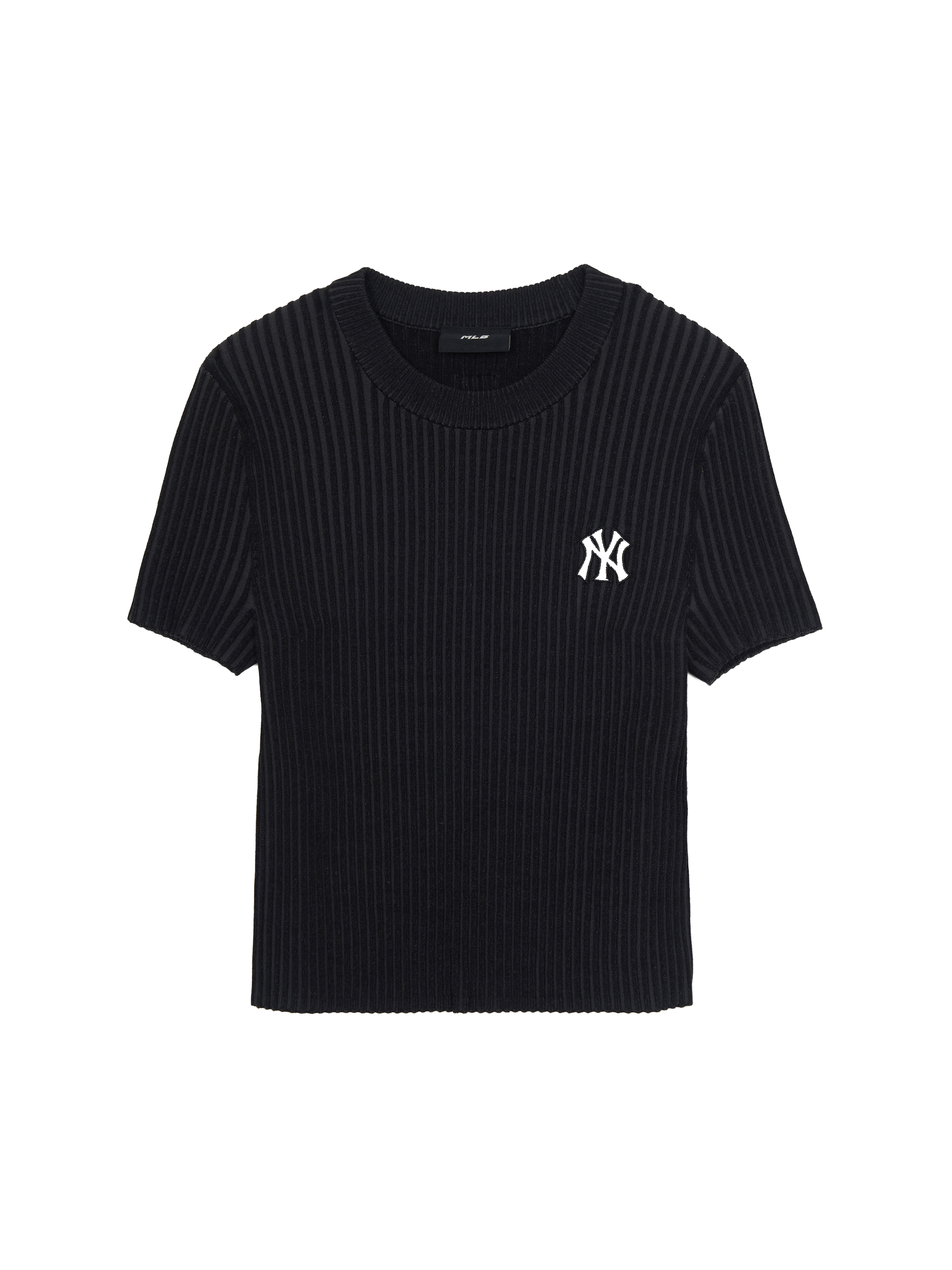 MLB Korea Women's Basic Street Ribbed Short Sleeve Knit Pullover