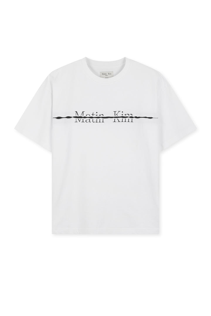 Matinkim Matin Kim Logo Cutted Layered Top IN White