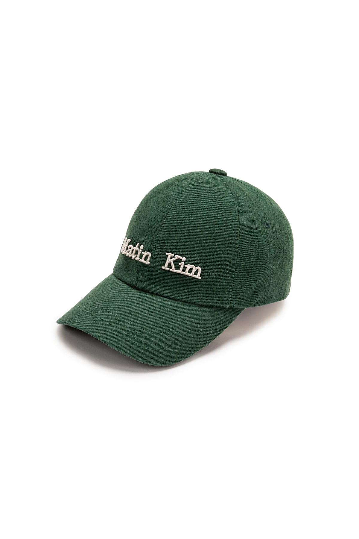 [matinkim] MATIN DUSTY CLASSIC LOGO BALL CAP IN GREEN