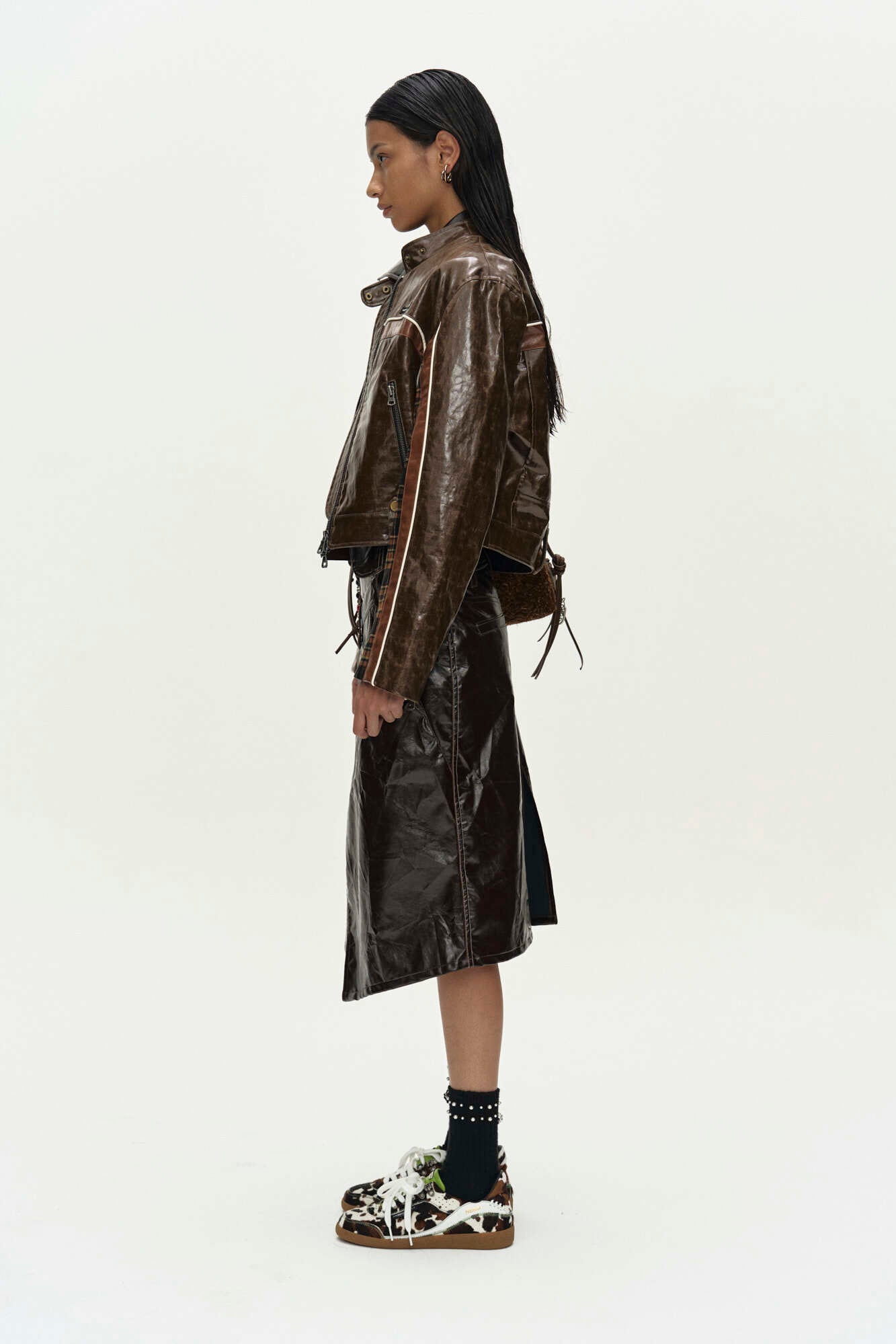Andersson Bell 26 Circuit Track Faux-Leather Jacket