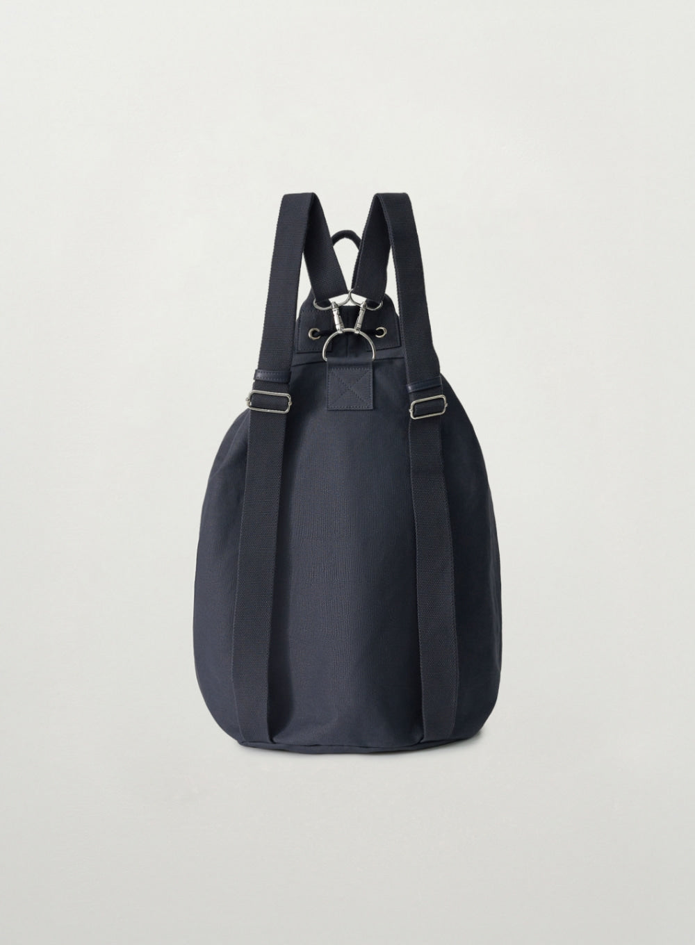 satur Canvas Draw String Bag - Navy - View 2