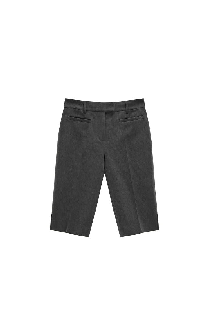 Matinkim Capri Slit Pants IN Grey