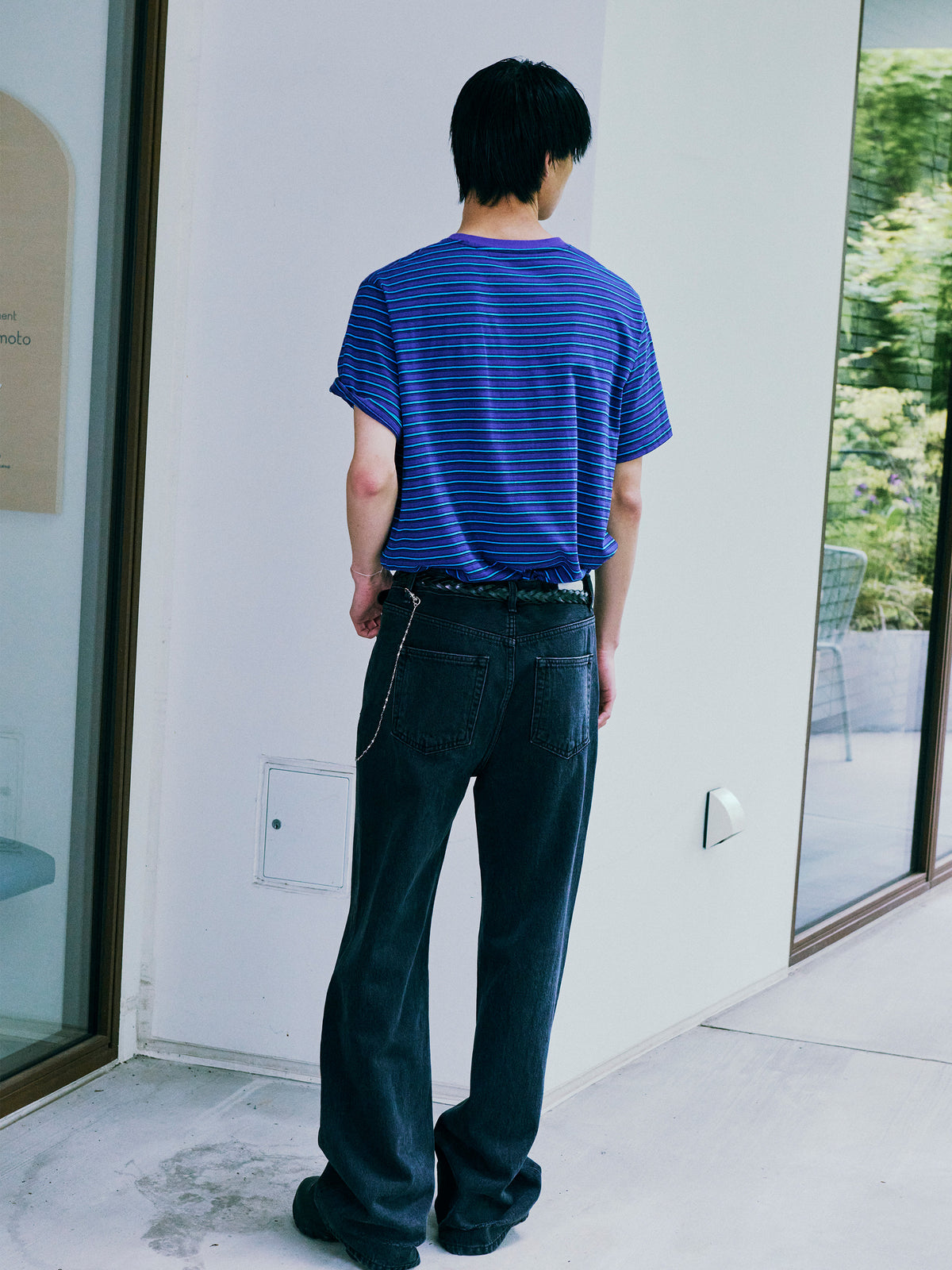 Low Classic Lc Striped Basic T-Shirt Purple