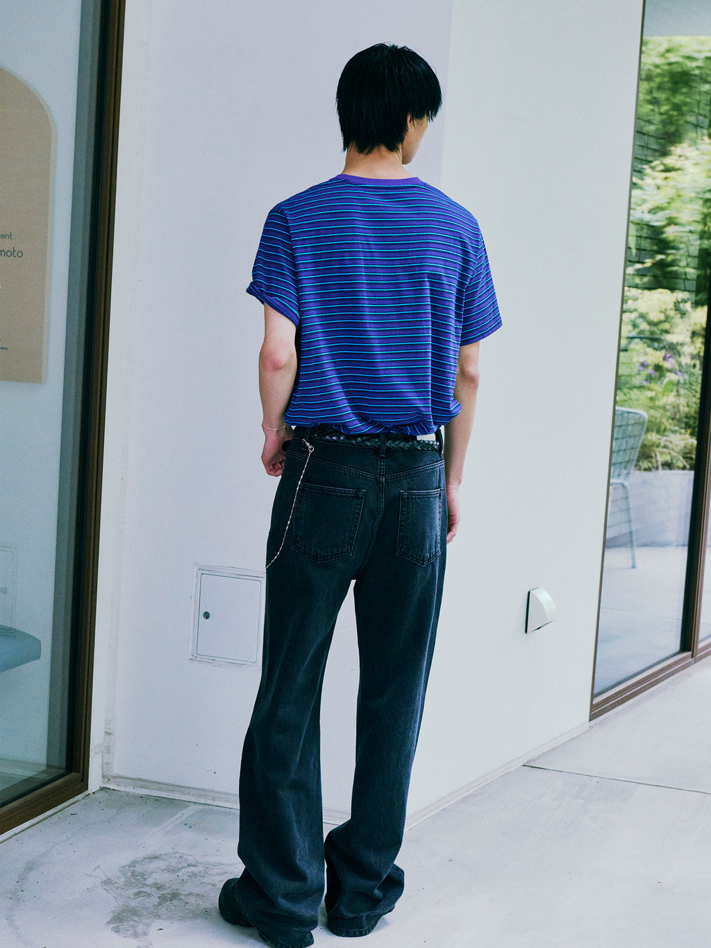 Low Classic Lc Striped Basic T-Shirt Purple