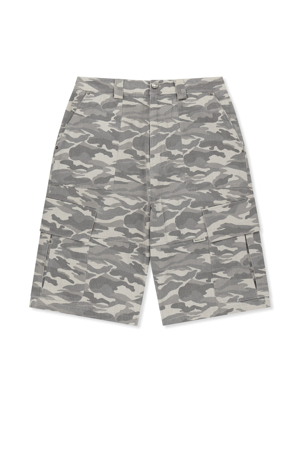 Matinkim Camouflage Cargo Bermuda Pants For Men IN Grey