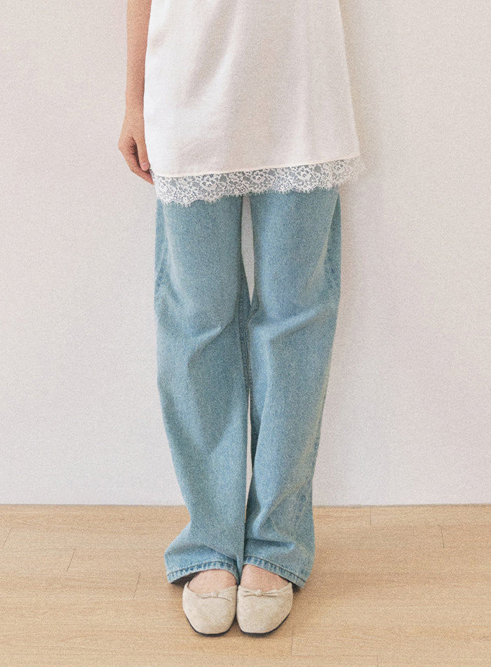 Mango Maniplease Ollo Light Jeans Light Blue