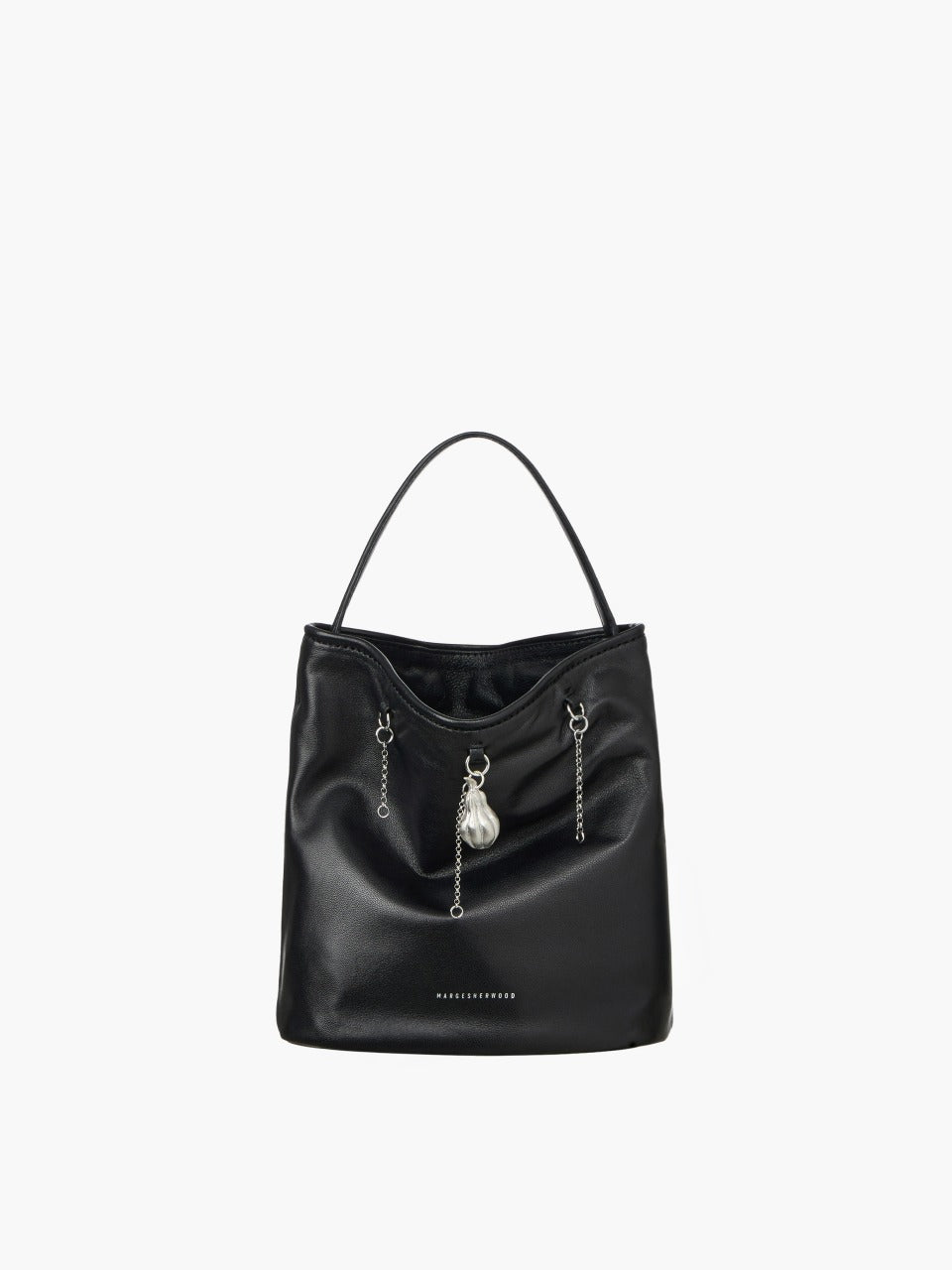 MARGESHERWOOD Wired Bucket black airy nappa