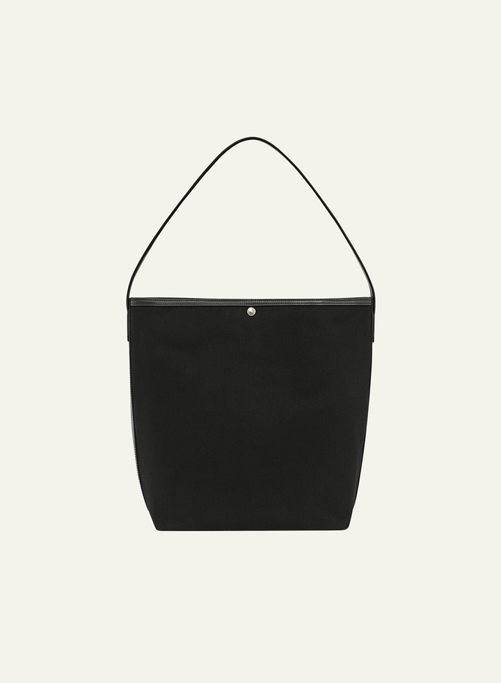 Kindersalmon Posell Canvas Shoulder Bag Black