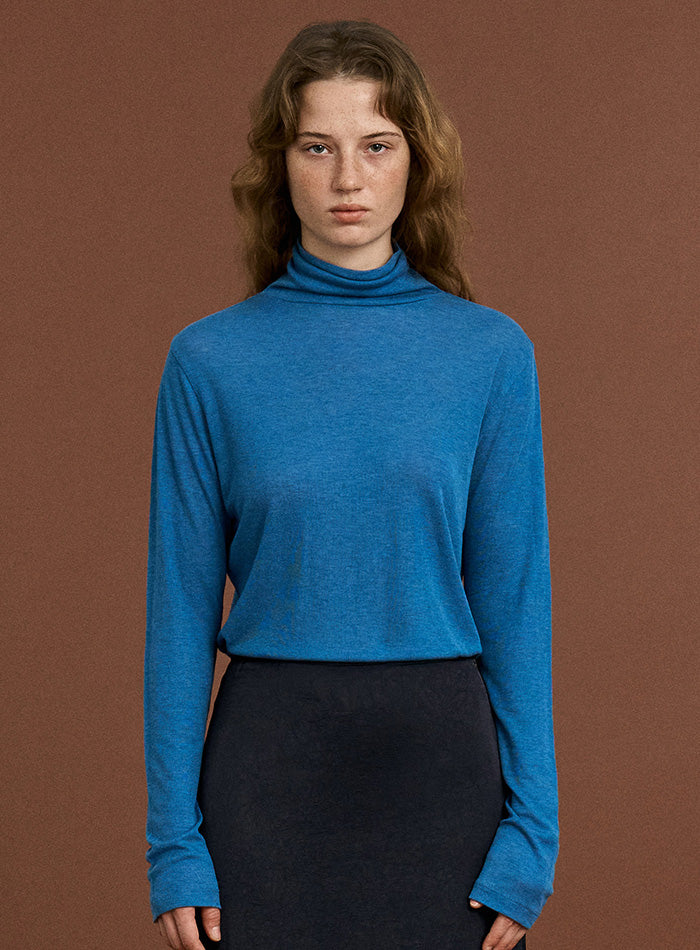 Mango Maniplease Carming Turtle Tee Blue