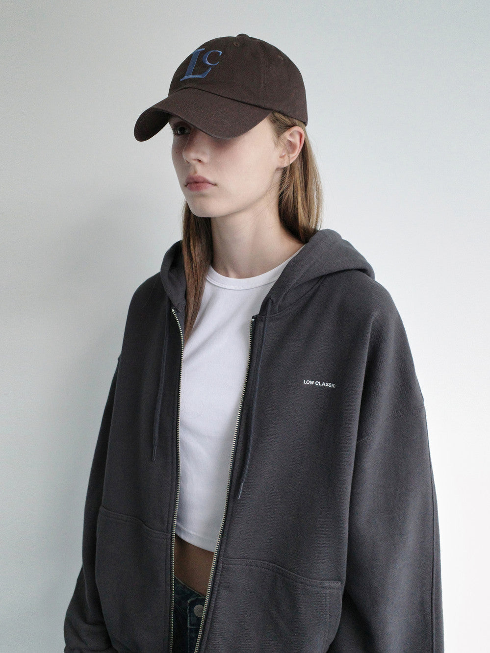 Low Classic Lc Logo Ball Cap Brown