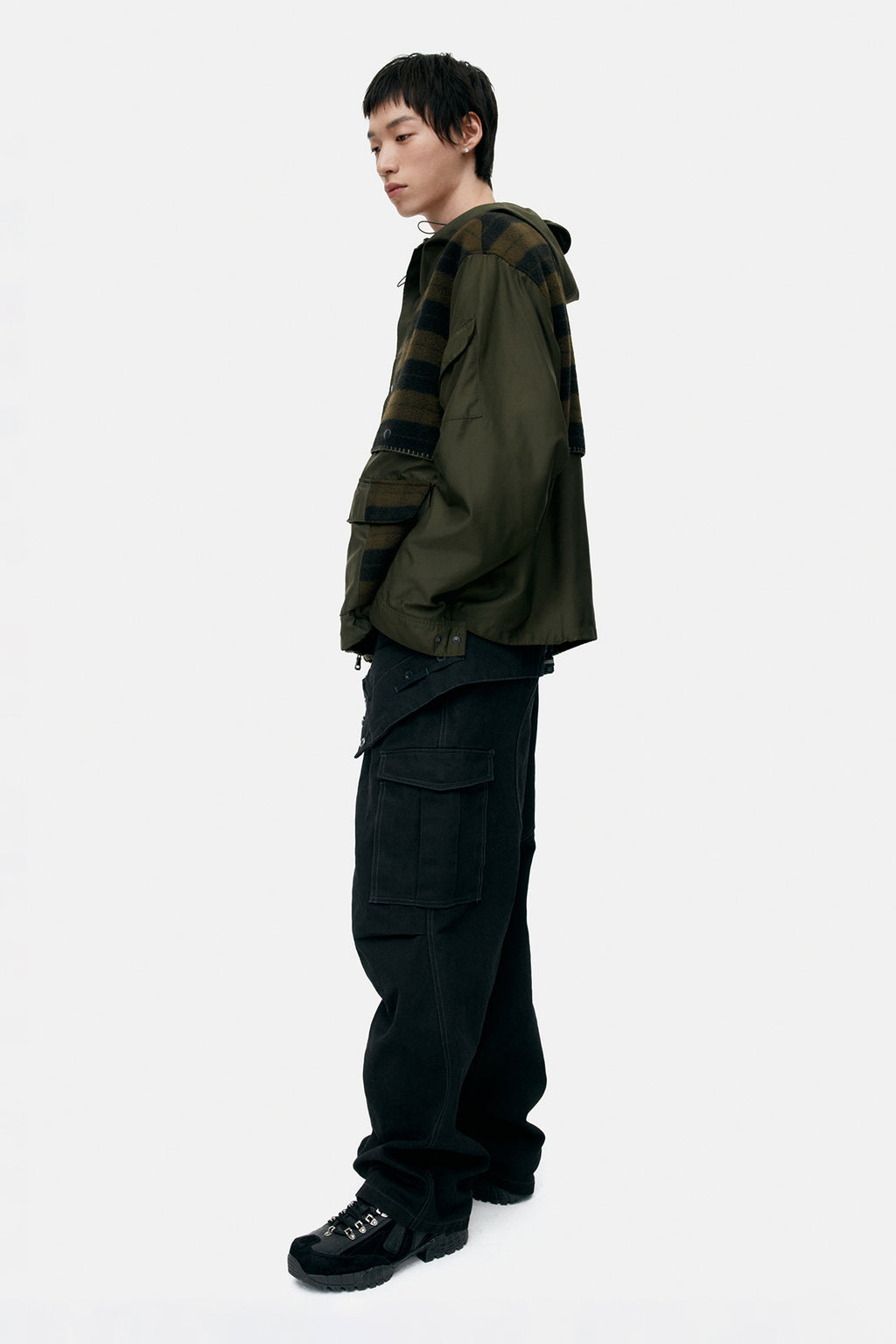 Andersson Bell Unisex Double Waist Work Wide-Leg Jeans