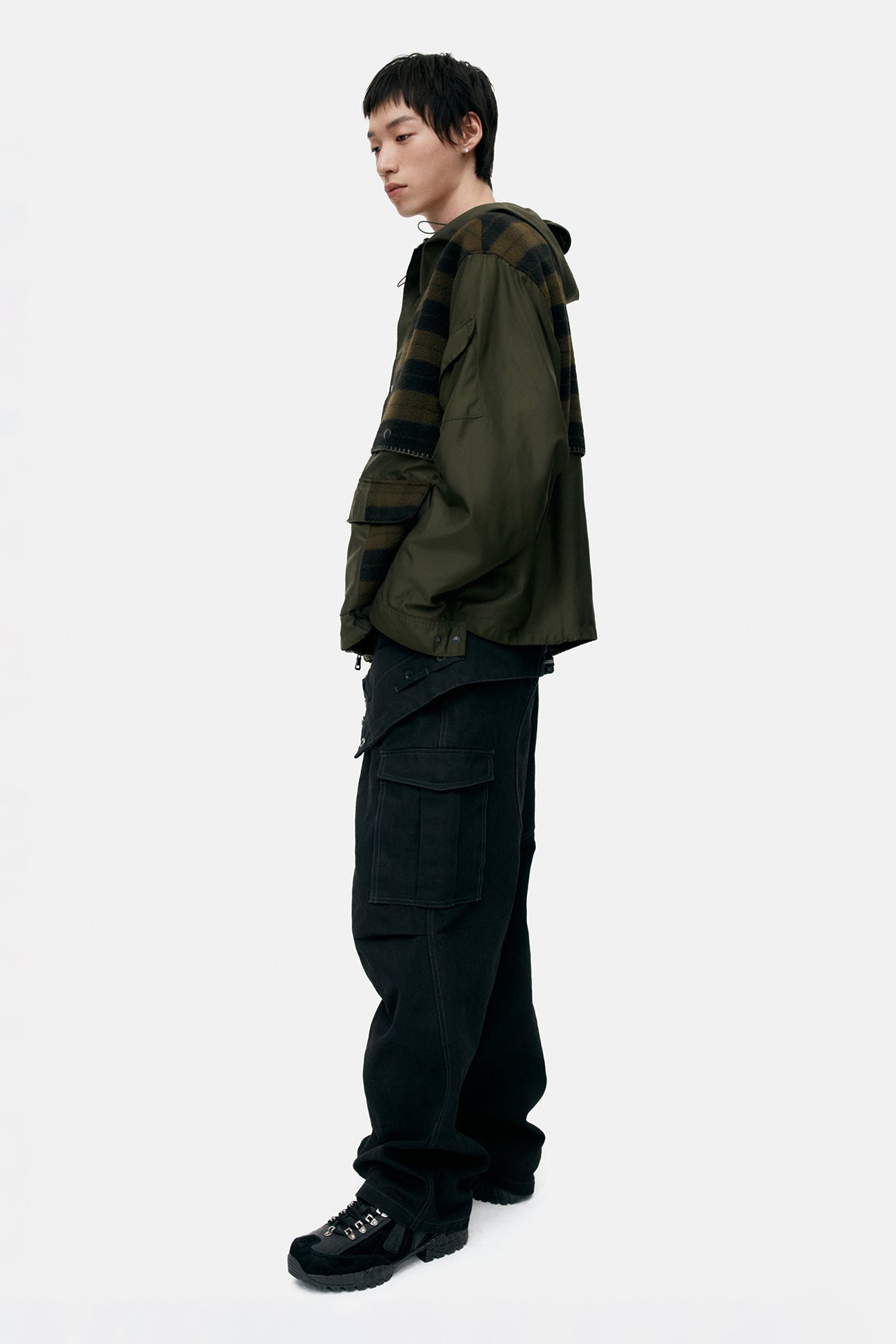 Andersson Bell Unisex Double Waist Work Wide-Leg Jeans