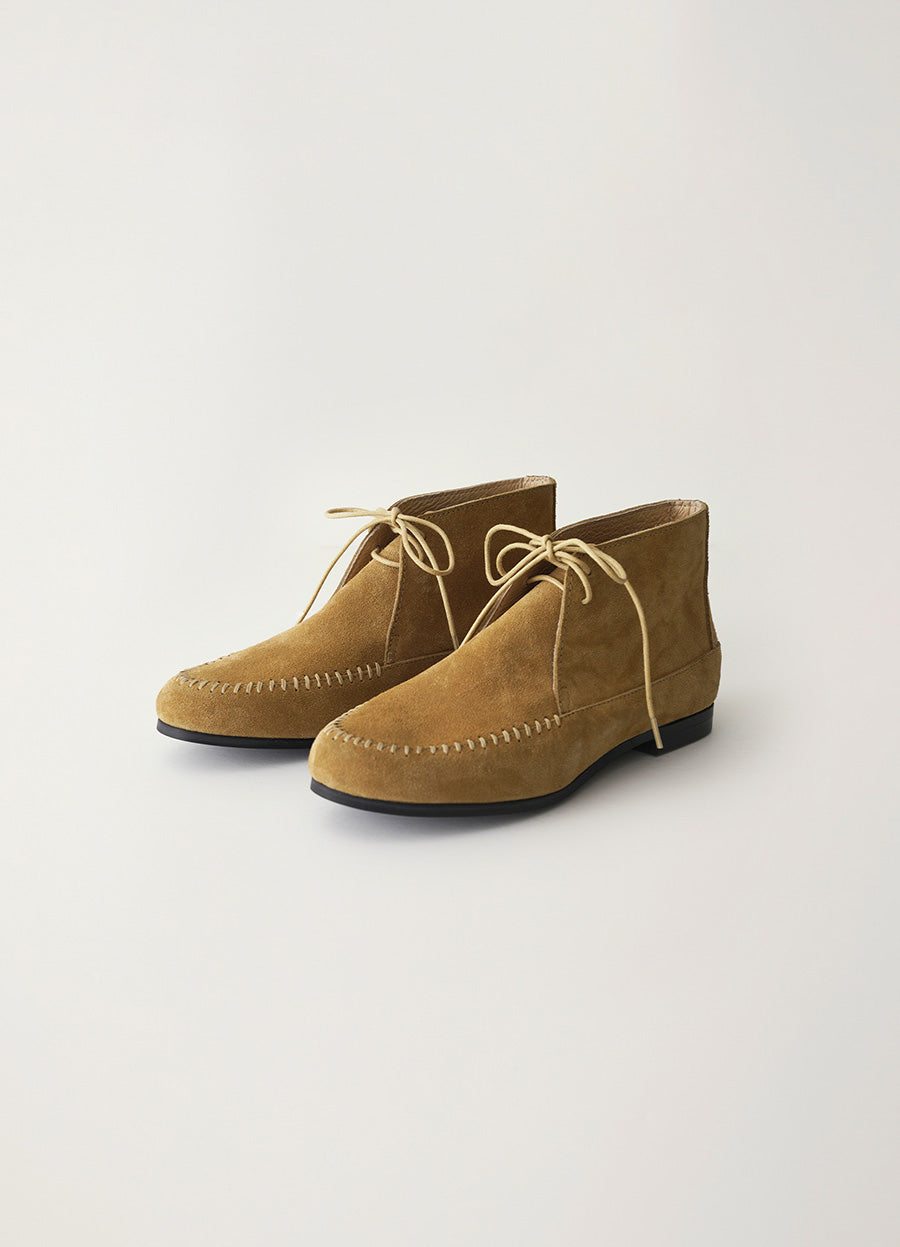 Nothing Written Suede moccasin boots (Camel)