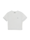 Mlb Women's Basic Small Logo Slim Crop Fit T-shirts