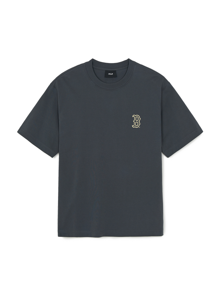 MLB Korea Basic Street Color Lettering Oversized T-shirt