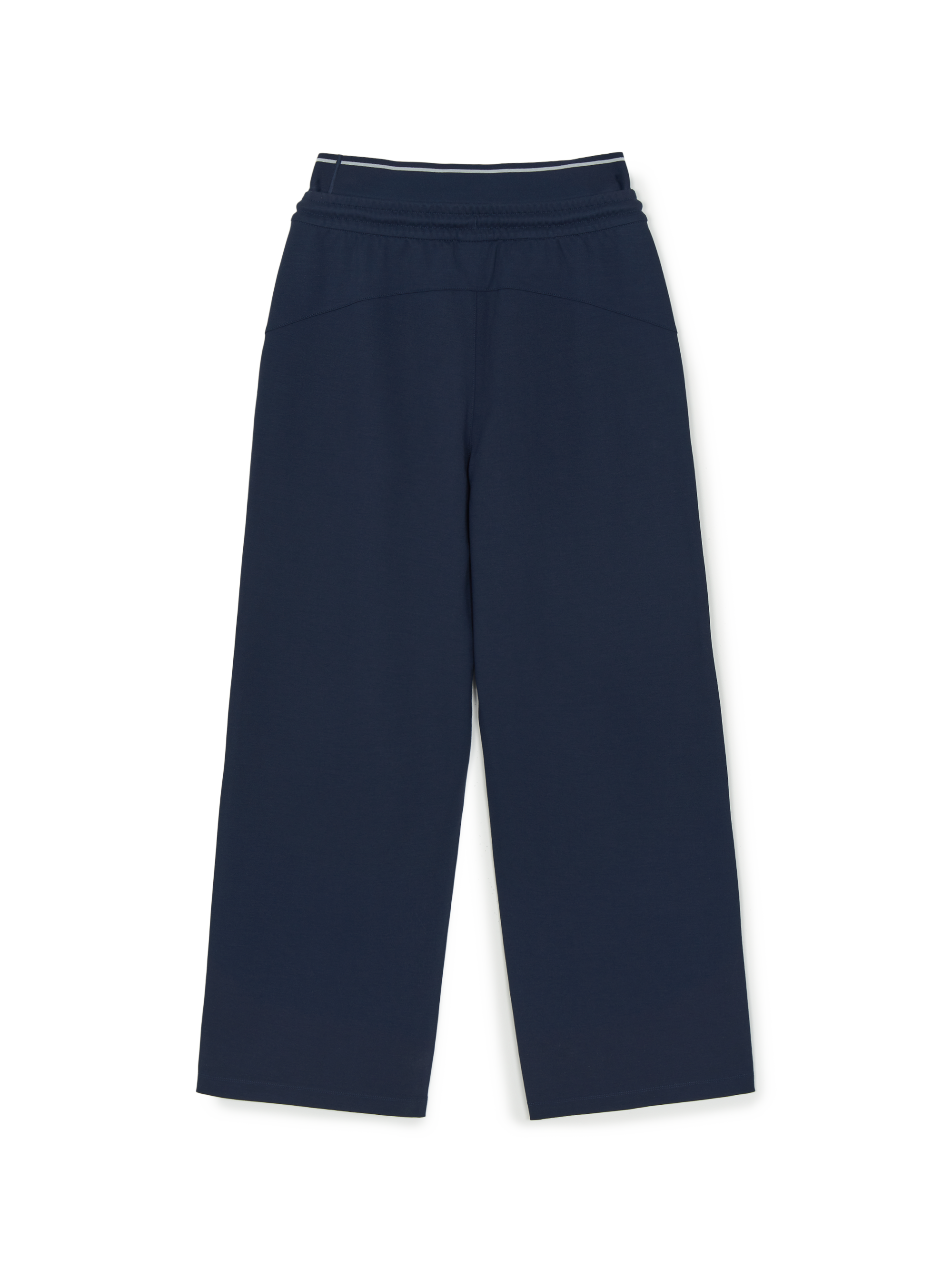 [mlb korea] Women's Basic Double Waisted Semi Wide Hip Pants