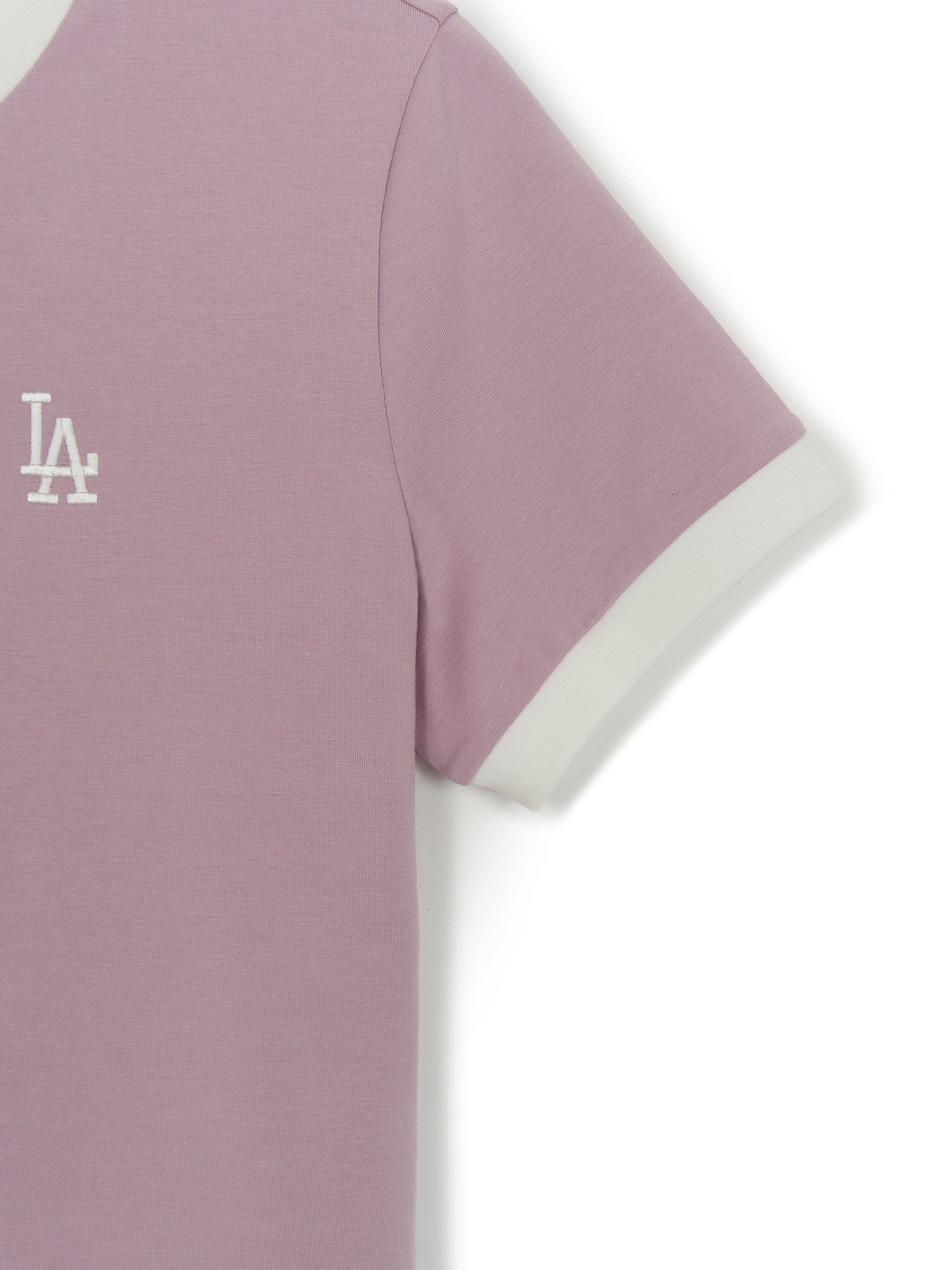 [mlb korea] Women's Basic Small Logo Ringer T-shirts