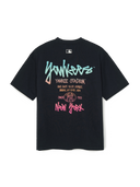 MLB Korea Basic Street Color Lettering Over Fit T-shirt