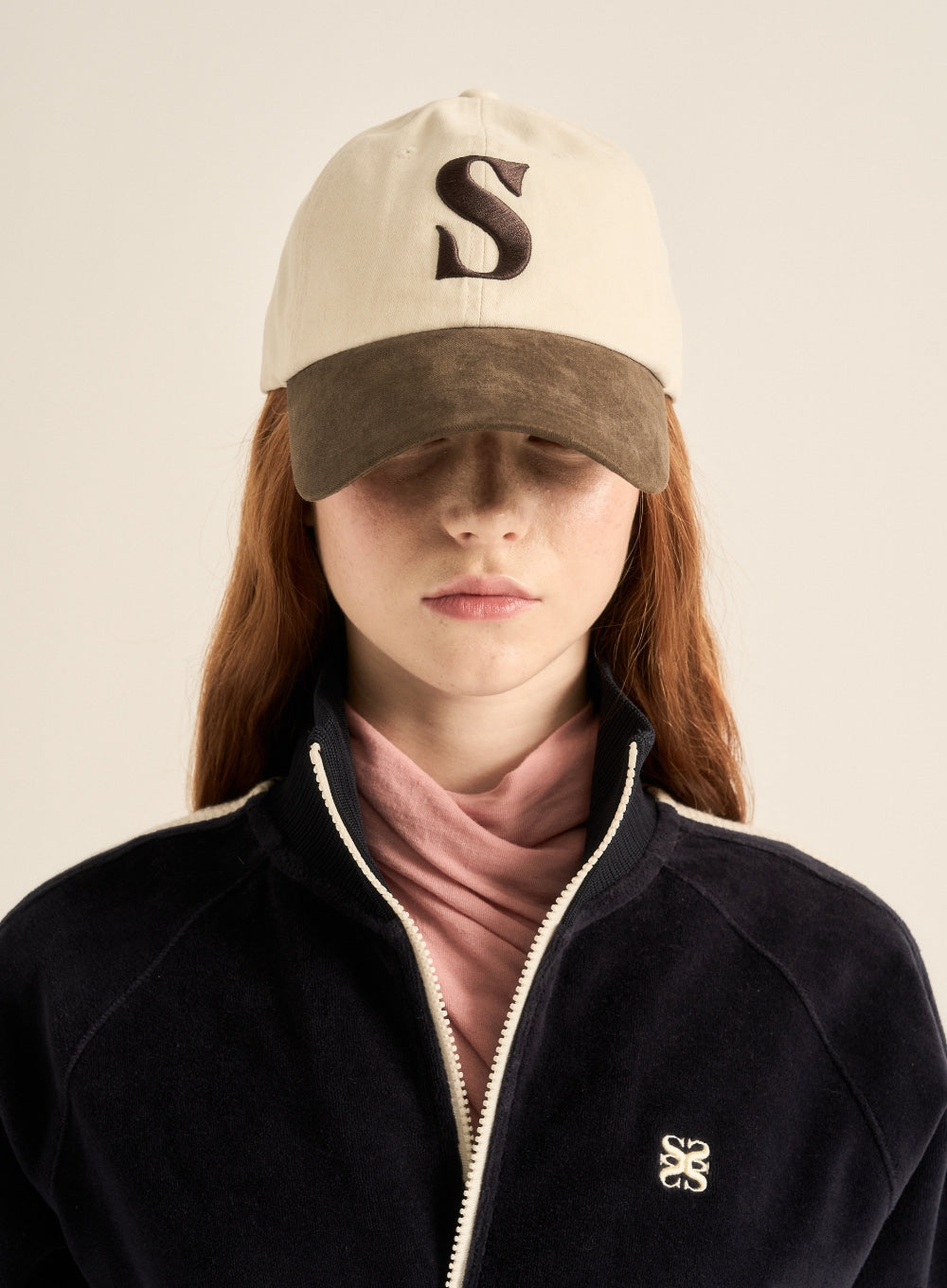 [RIIZE's Pick] Vintage Mix Casual Ball Cap - Cream Brown