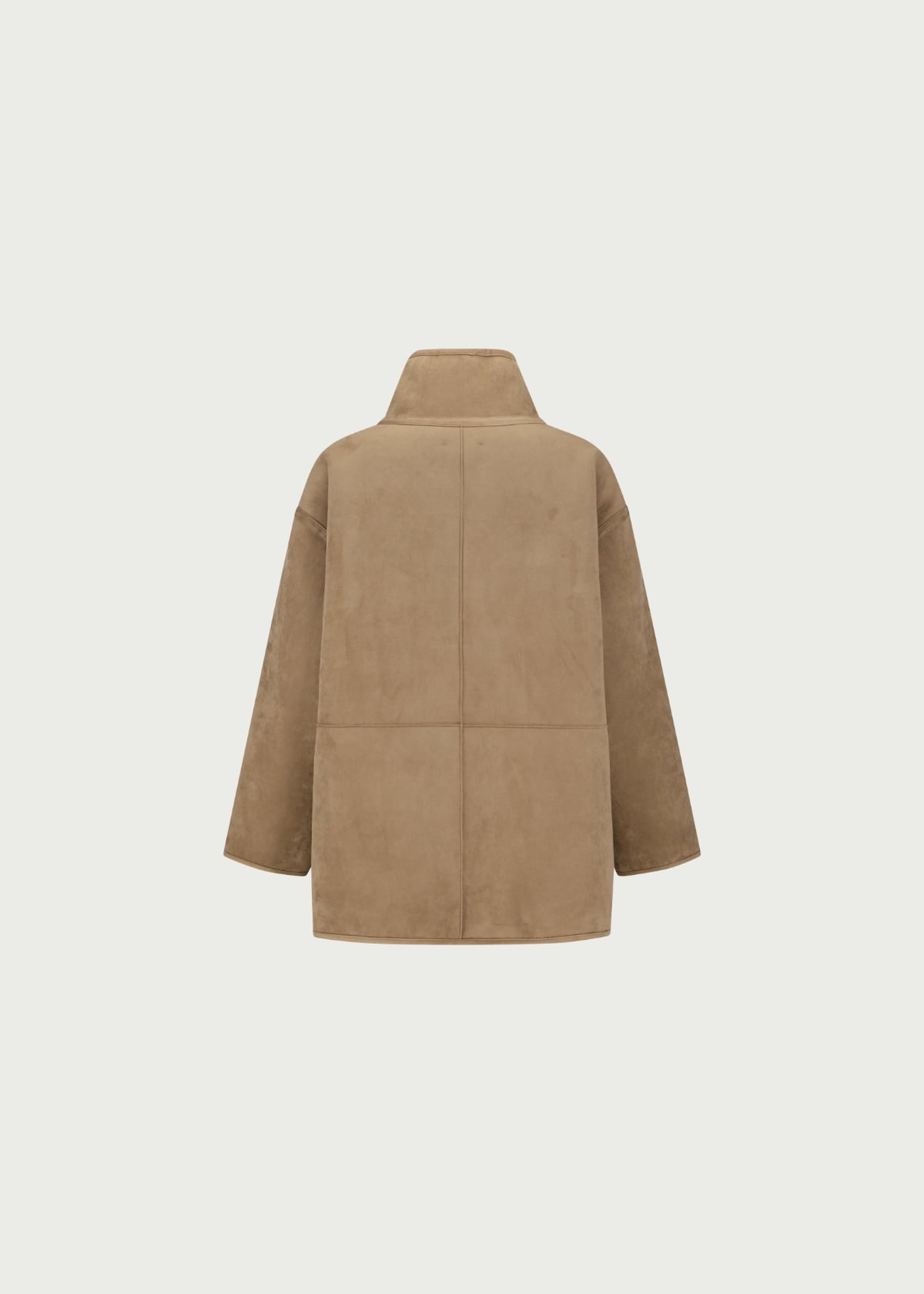 Depound reversible high neck shearing mustang - brown