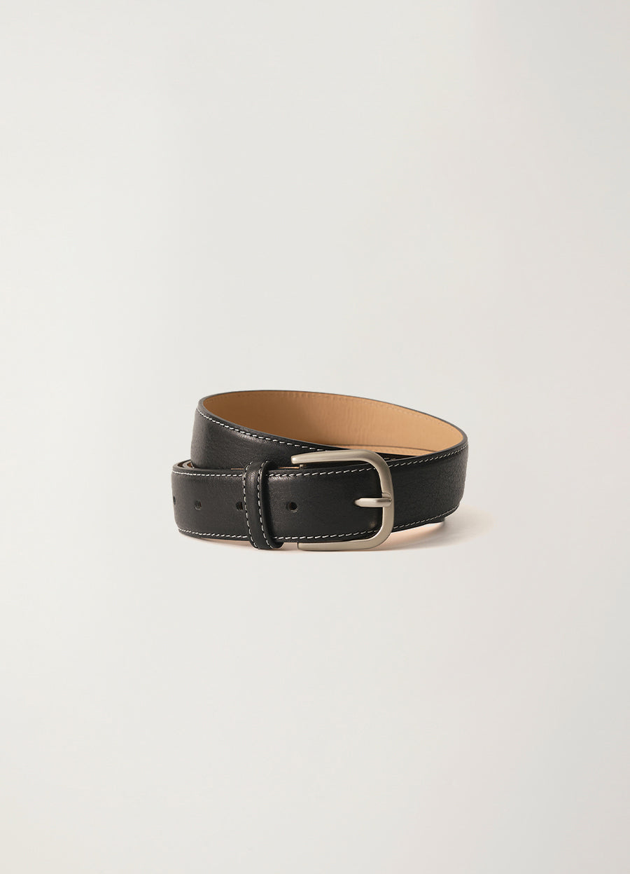 Nothing Written Classic leather belt (Black)