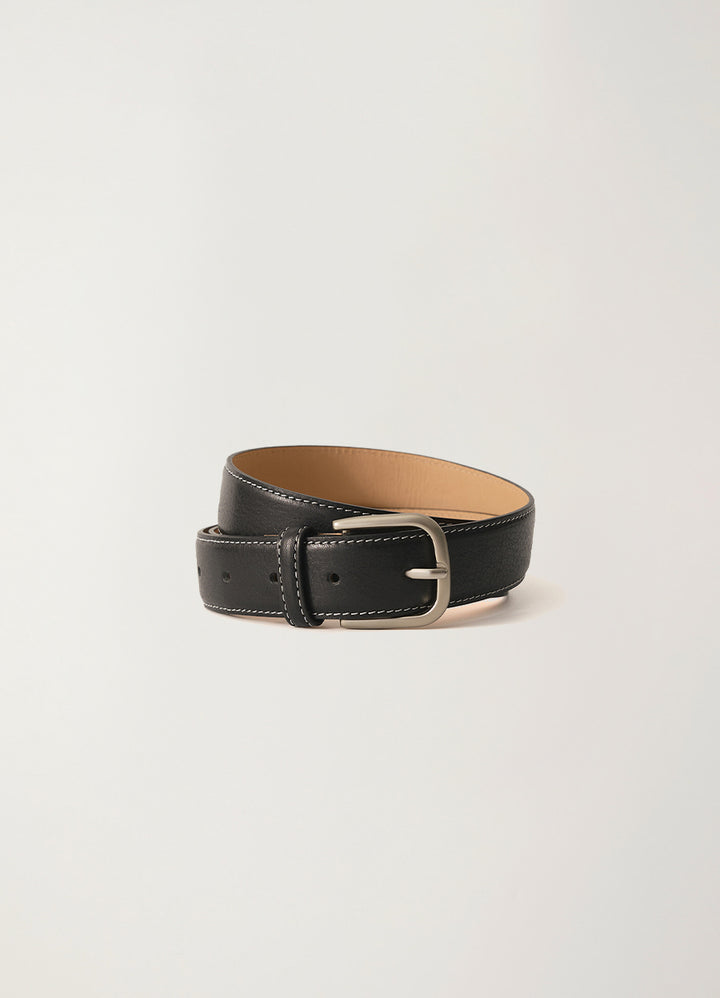 Nothing Written Classic leather belt (Black)