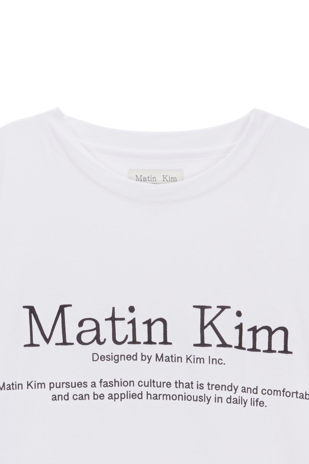 [matinkim] MATIN HERITAGE TOP IN WHITE
