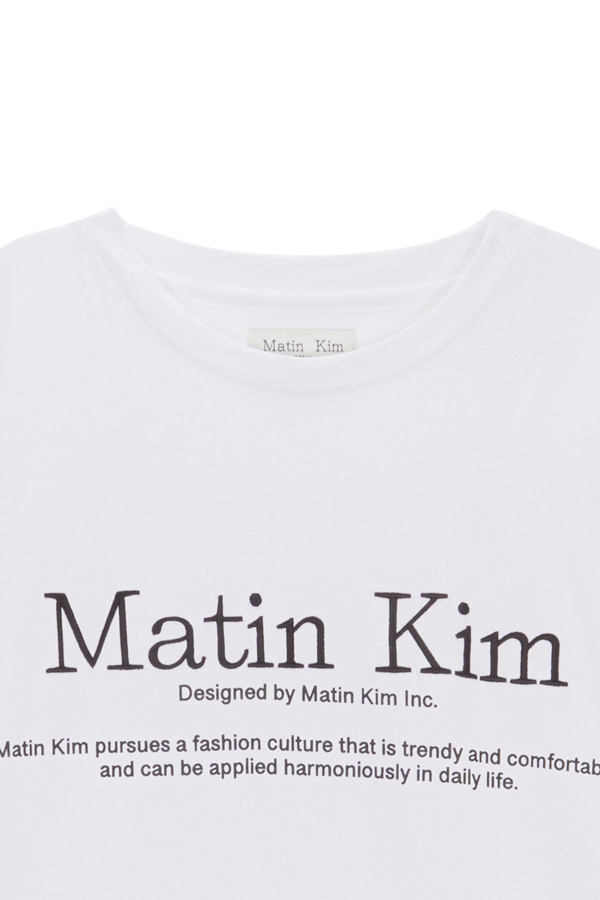 [matinkim] MATIN HERITAGE TOP IN WHITE