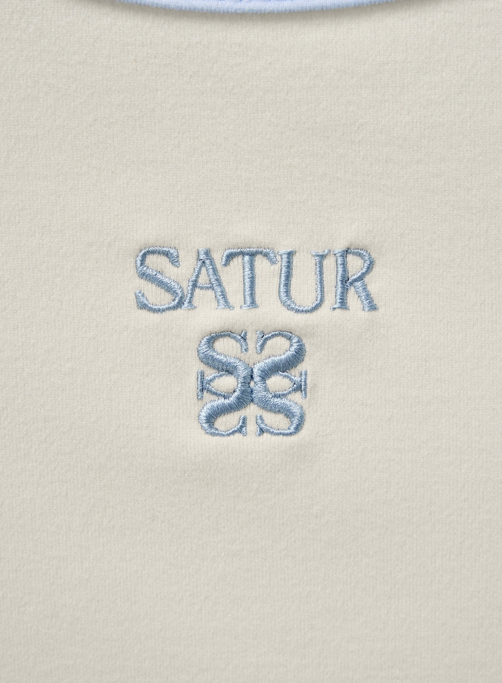 [satur] (W) Apero Crop Ringer T-Shirt - Cream