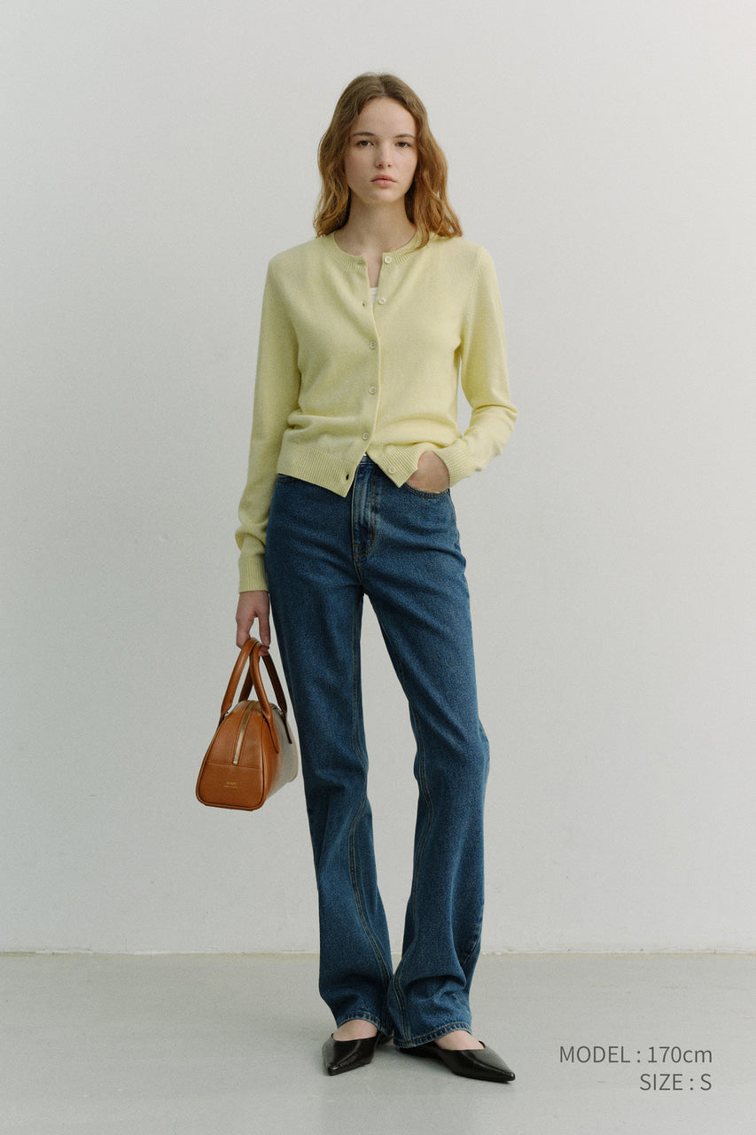 Dunst Essential Semi Boot-Cut Jeans Classic Blue