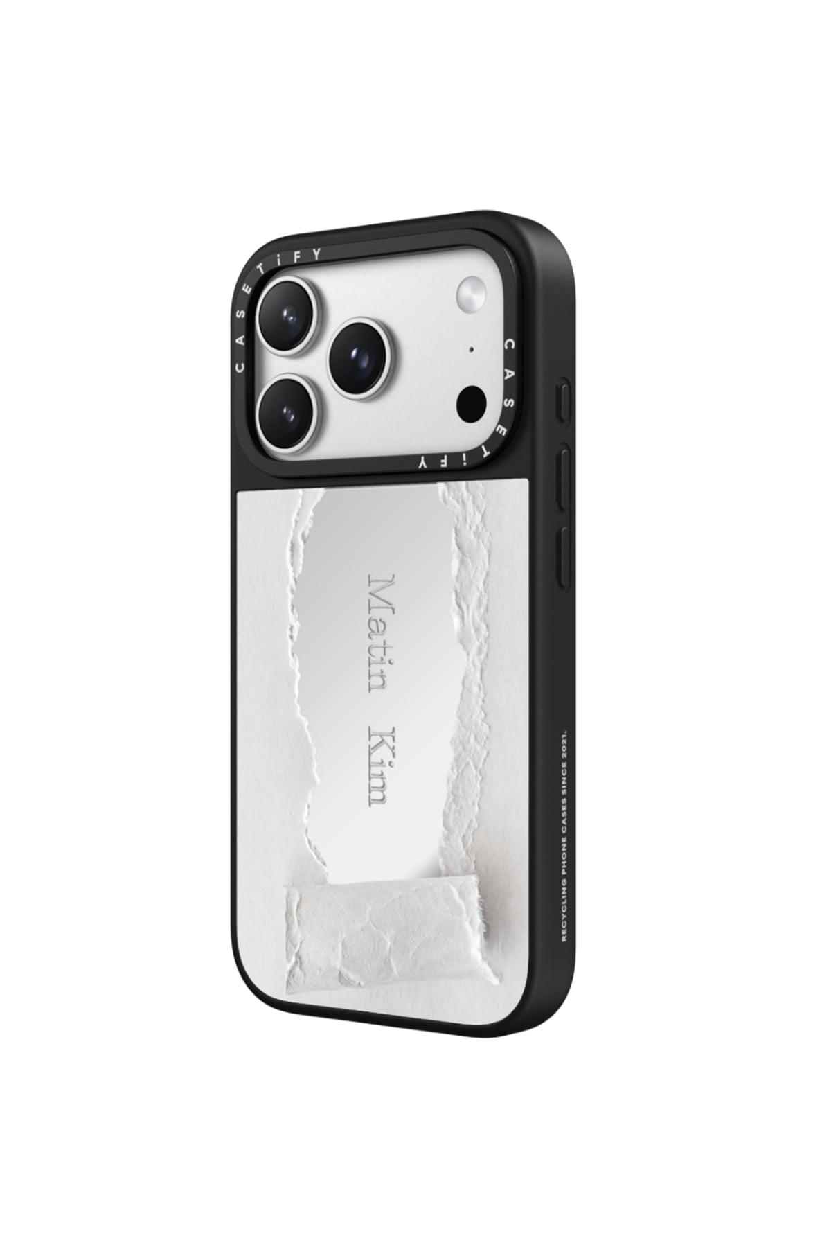 Matinkim Matin Kim X Casetify Paper Case IN Silver