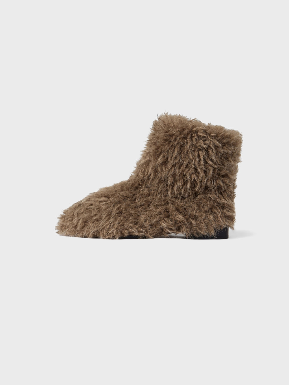 EENK Faux Fur Ankle Boots - Camel