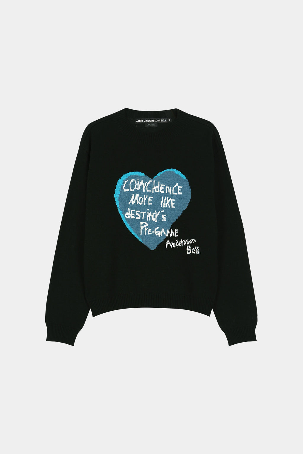 Andersson Bell Girl'S Heart Message Crew-Neck Sweater