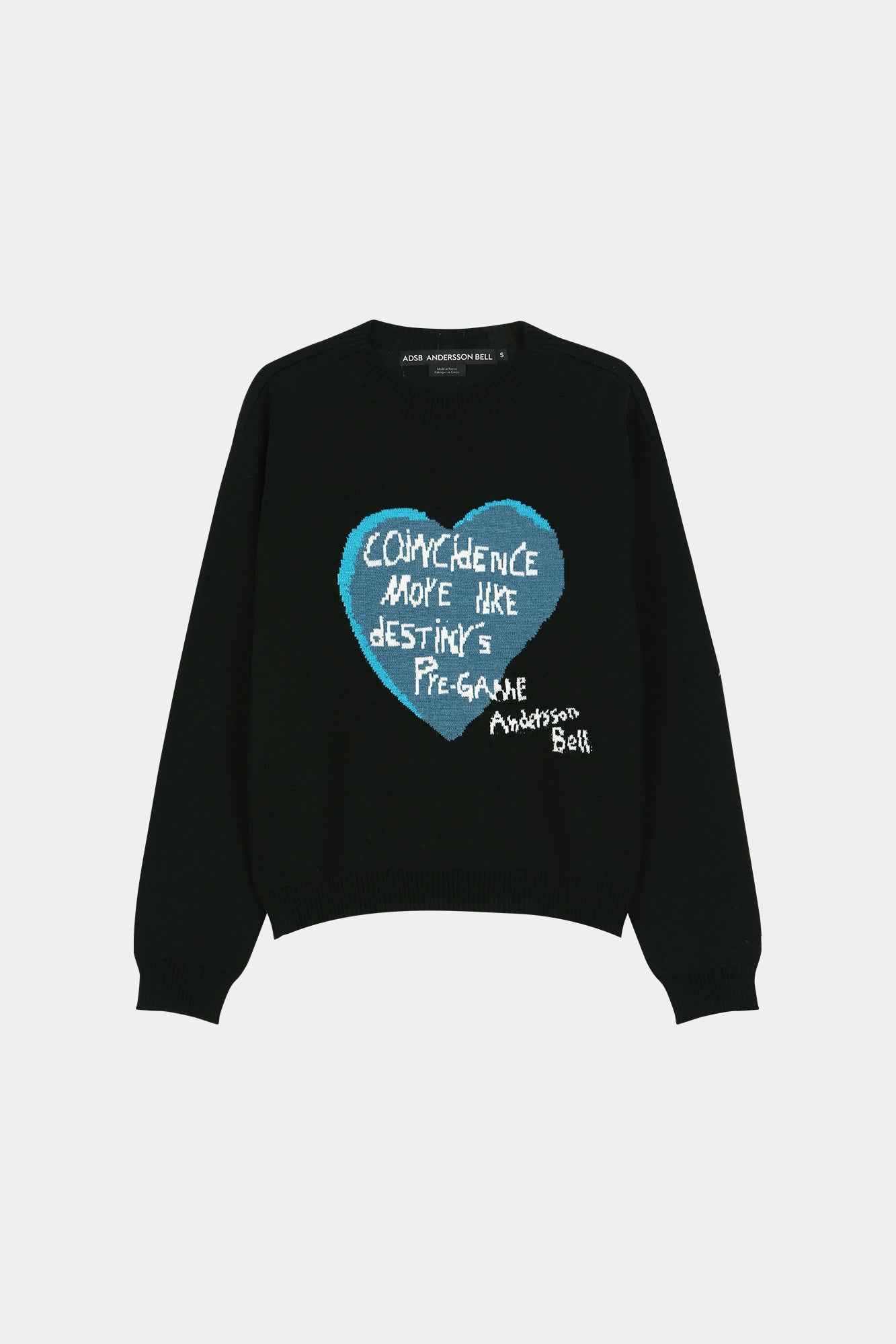 Andersson Bell Girl'S Heart Message Crew-Neck Sweater