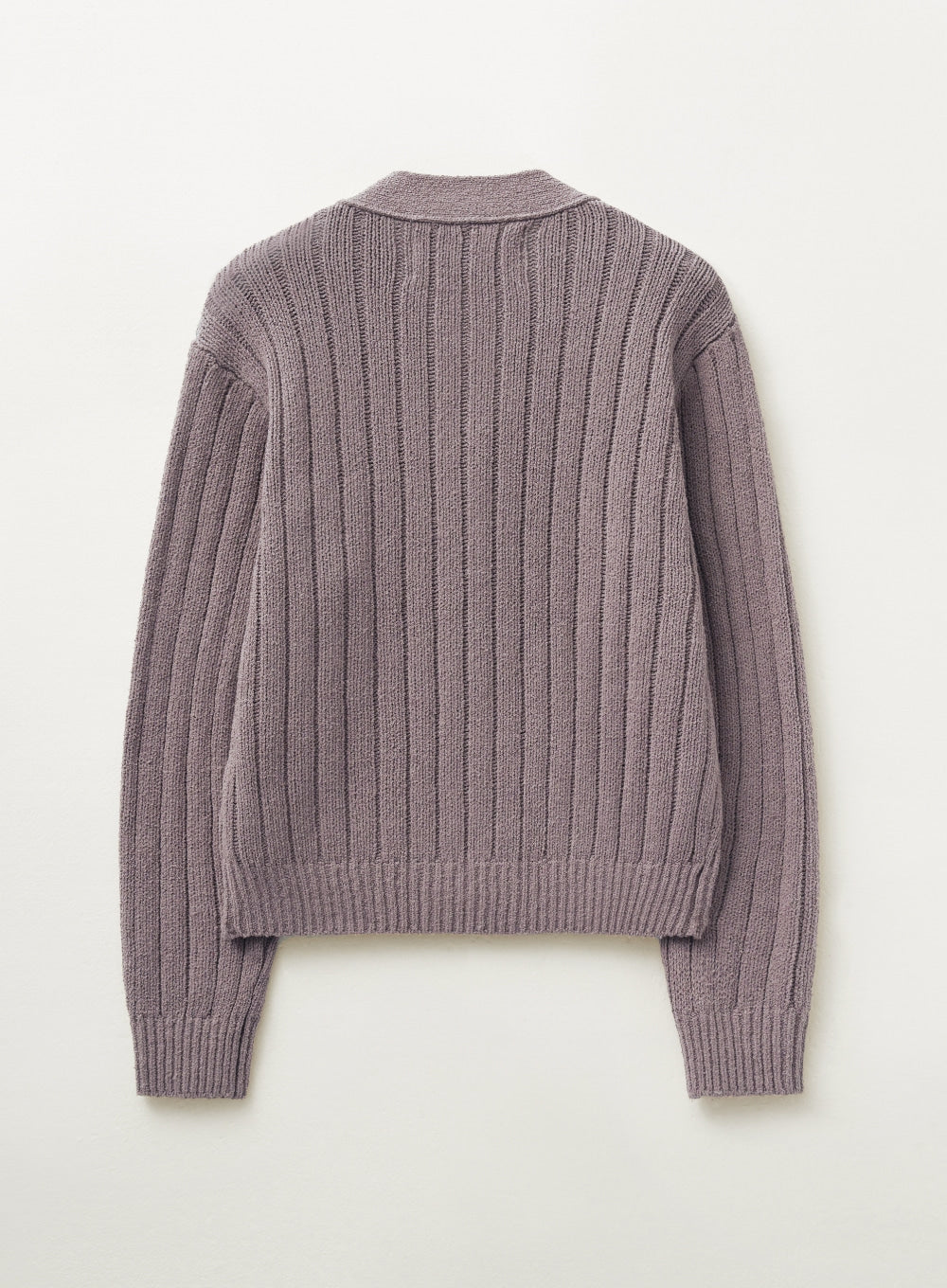 [satur] (W) Faro Over Size Boucle Cardigan - Vintage Purple