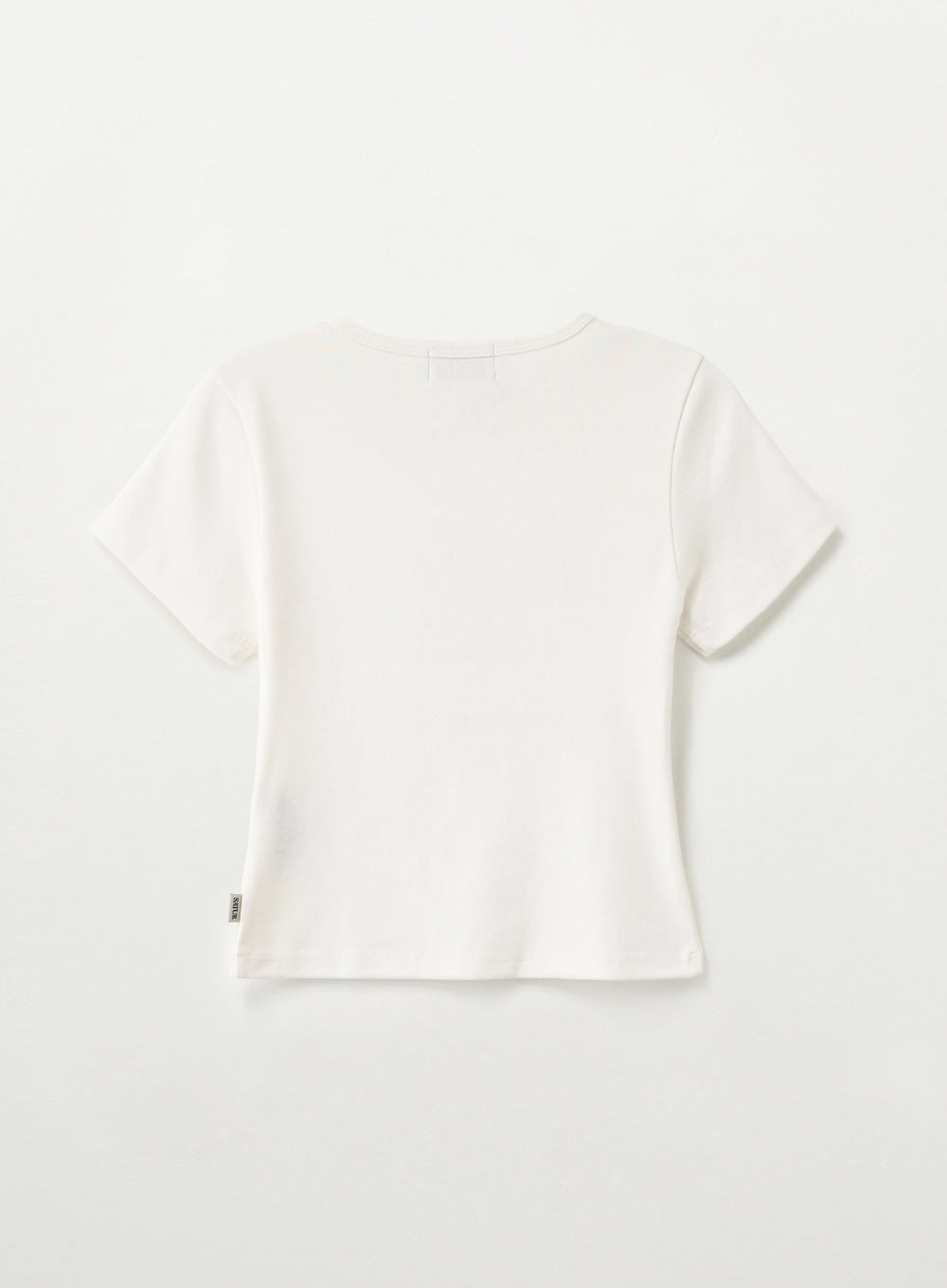 Satur (W) Belt Graphic Slim Fit T-Shirt - White