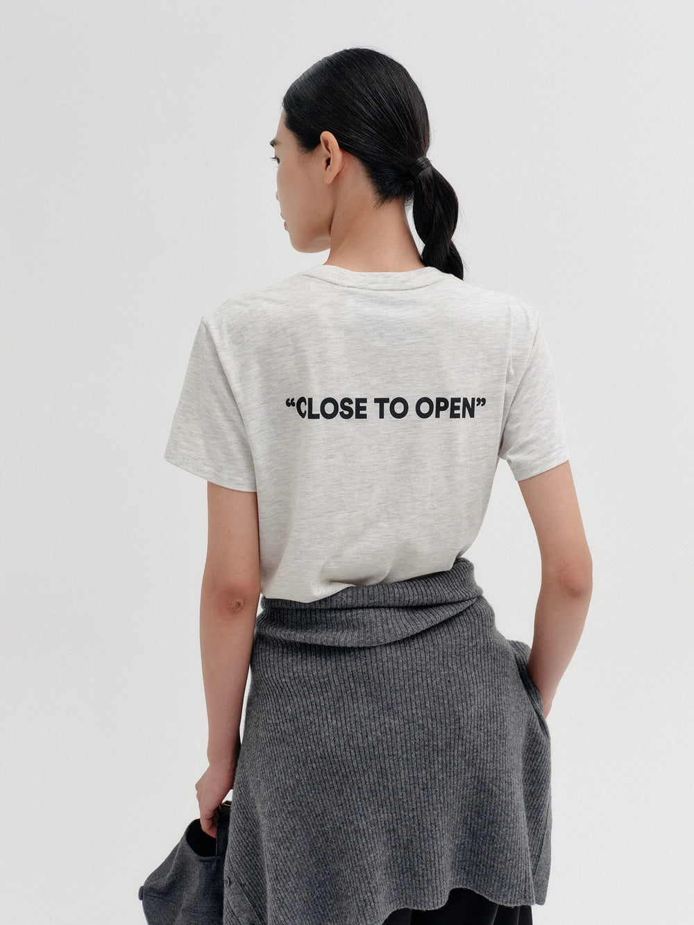 EENK Graphic Print T-shirt - Oatmeal