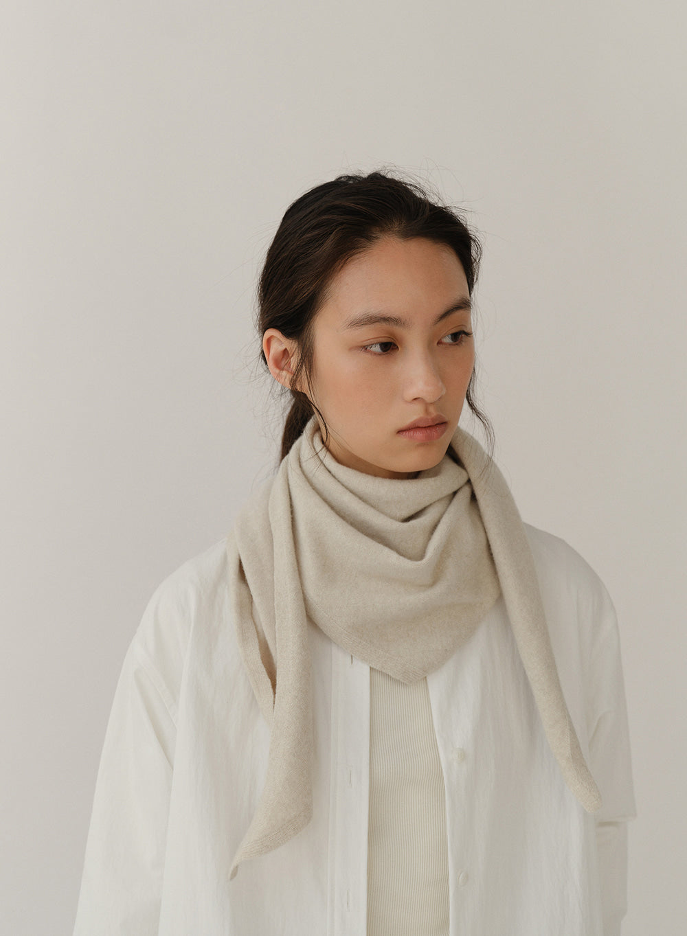 Kindersalmon Hazel Scarf Oatmeal