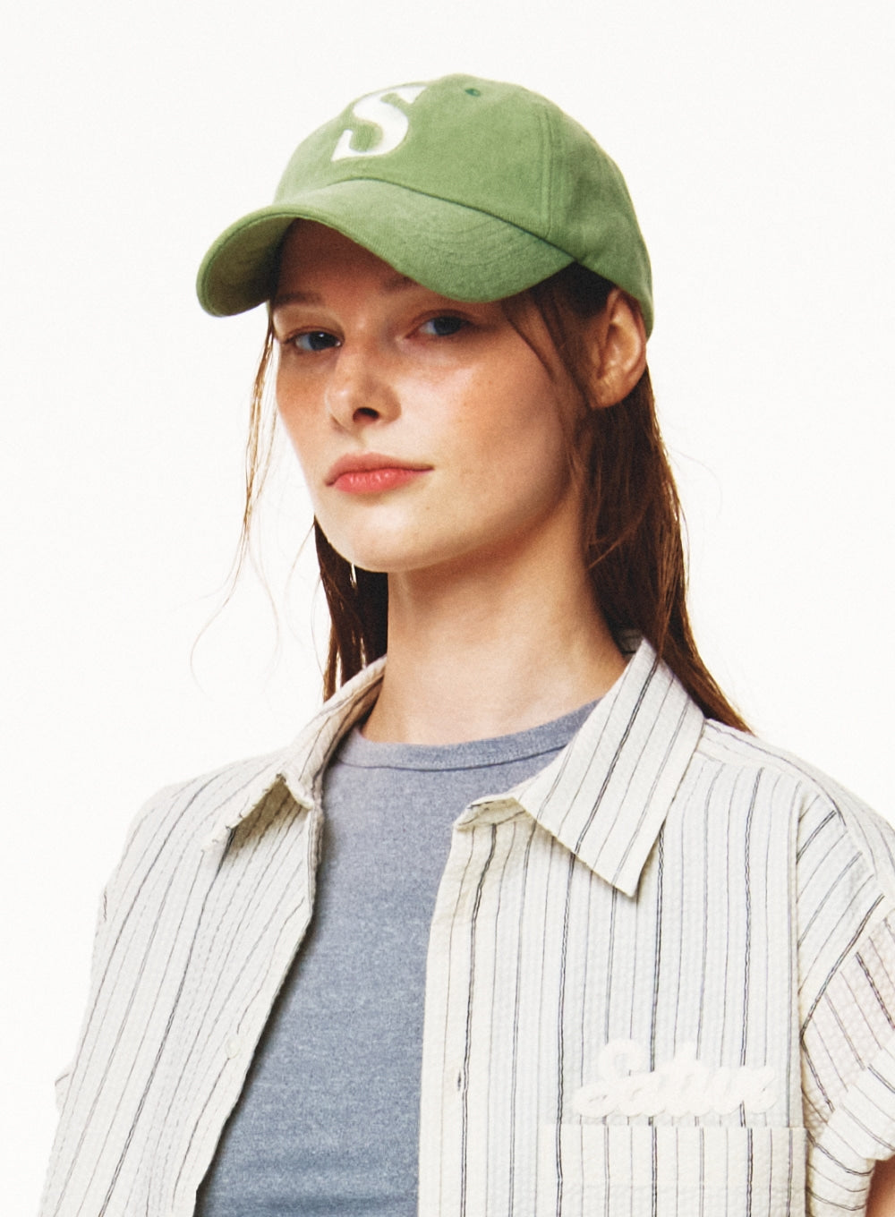 [satur] Vintage Casual Ball Cap - Light Green