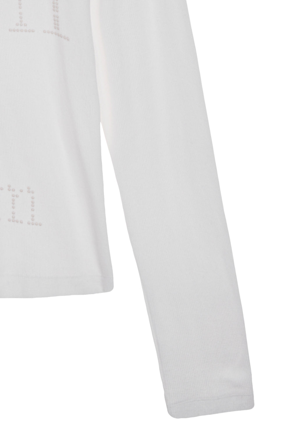 [matinkim] DOT GRAPHIC LOGO LETTERING TOP IN WHITE