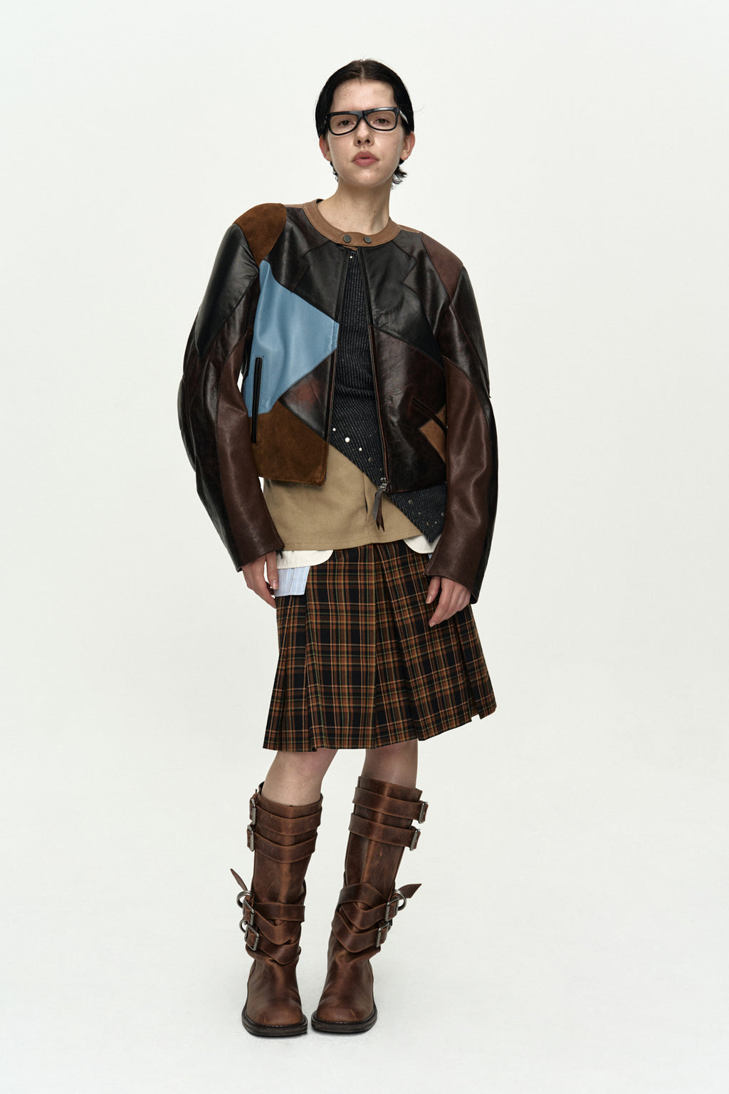 Andersson Bell Double Layered Pleats Skirt