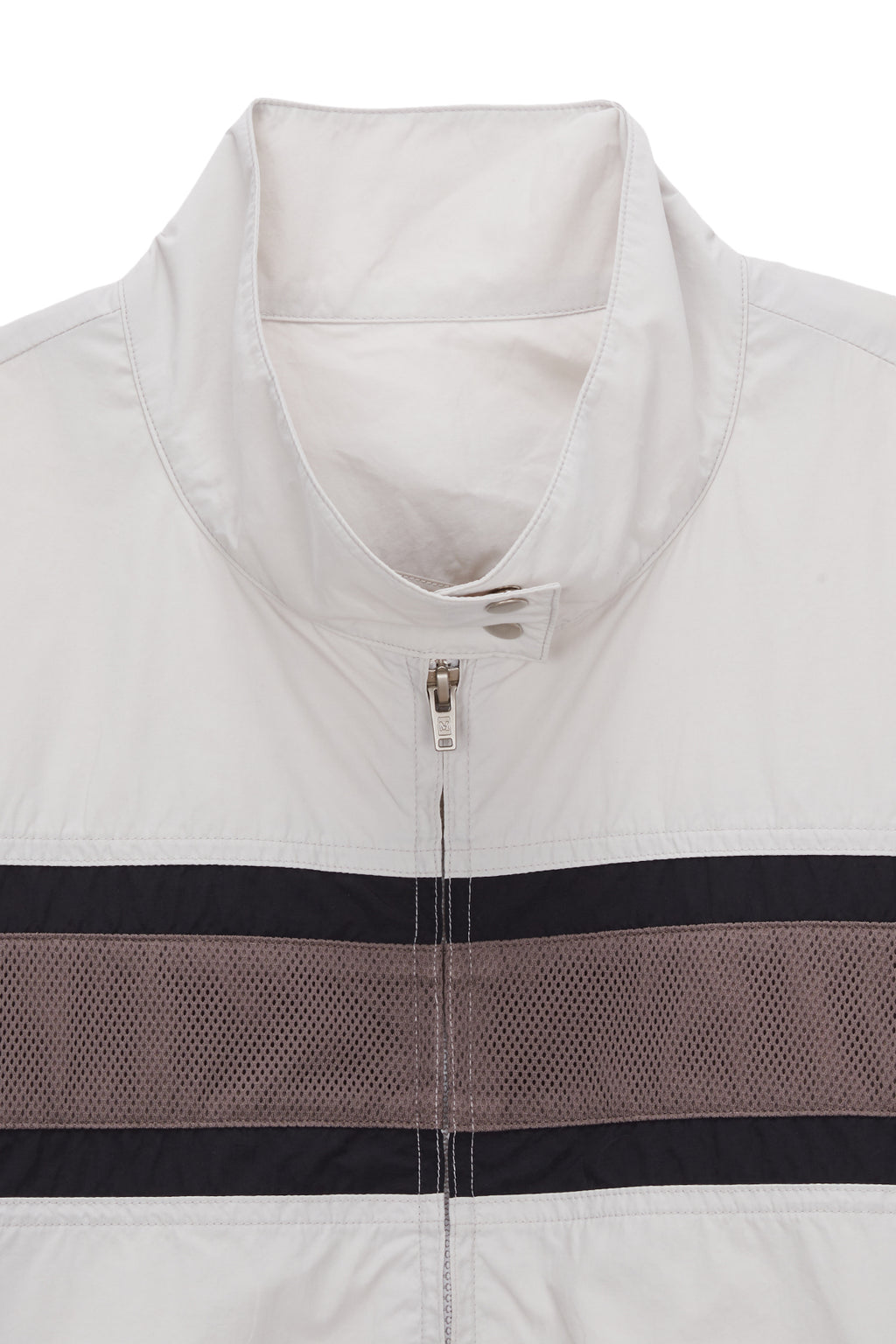 [matinkim] Mesh Mix Racing Jumper For Men IN Light Beige