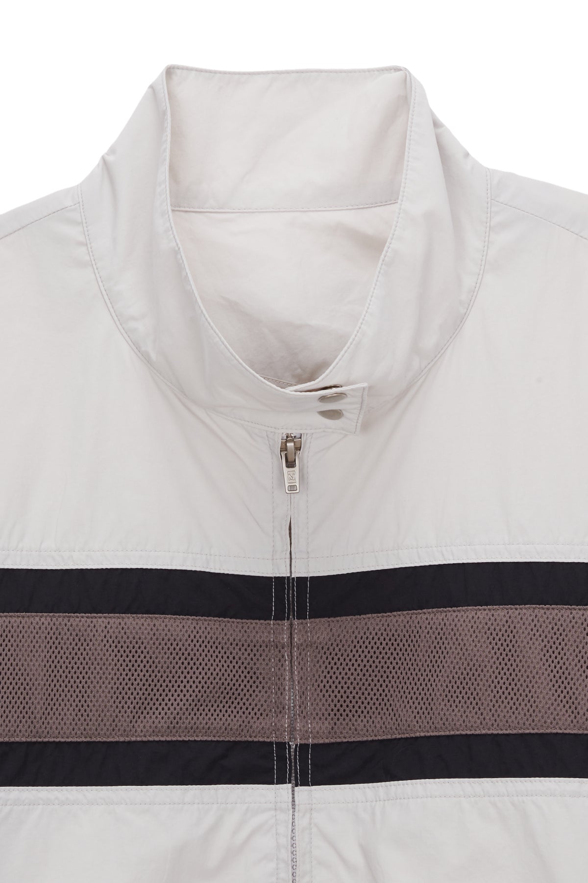 [matinkim] Mesh Mix Racing Jumper For Men IN Light Beige