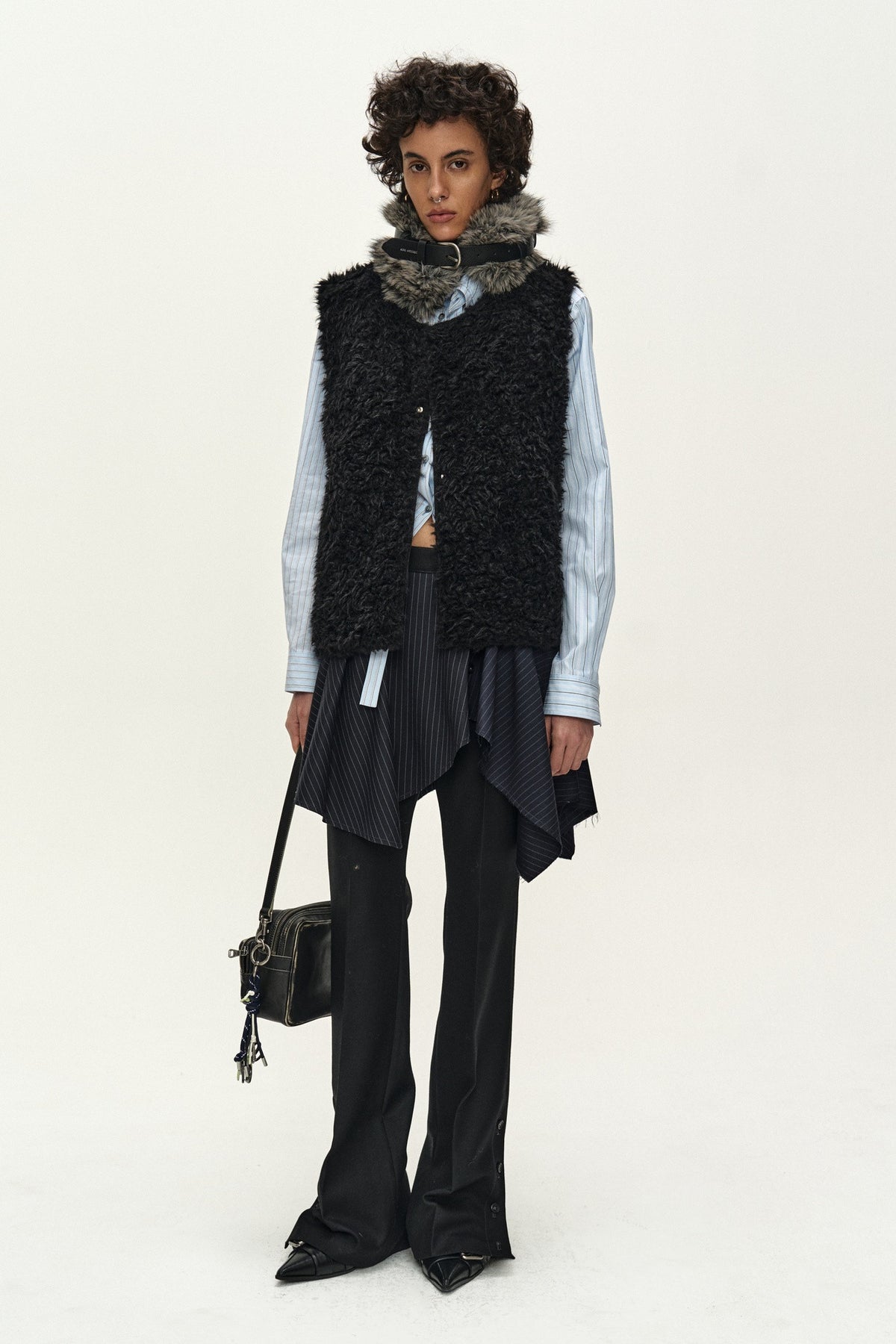 Andersson Bell Unisex Reversible Collarless Fur Vest