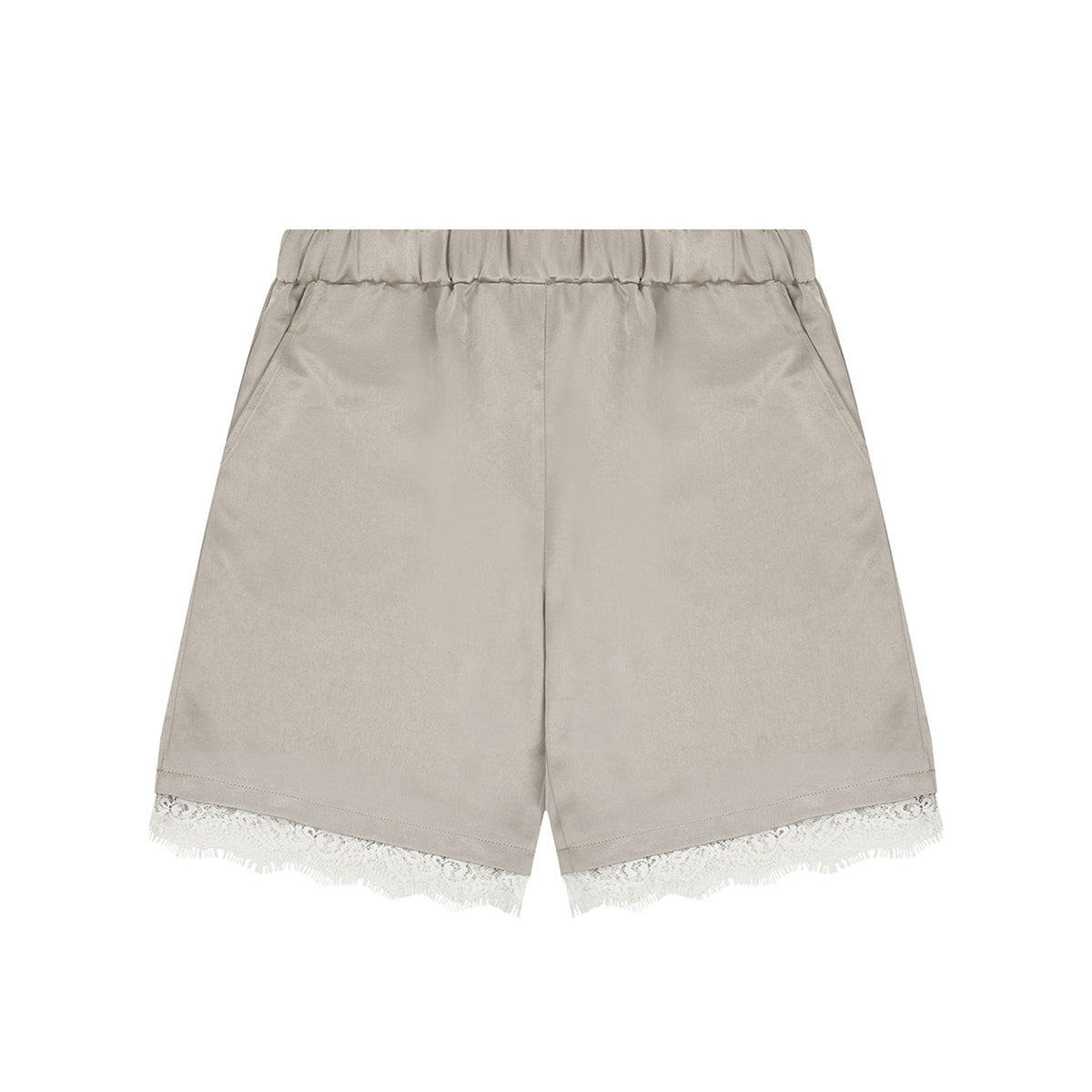 Vunque Soft Lace Shorts Grey