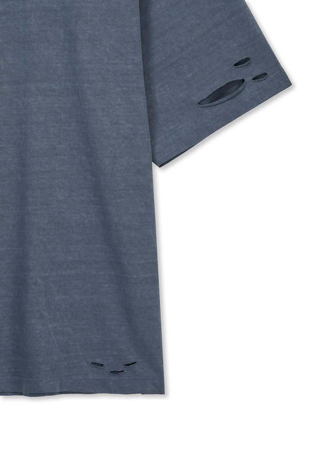 Matinkim Distressed Logo Top IN Smoke Blue