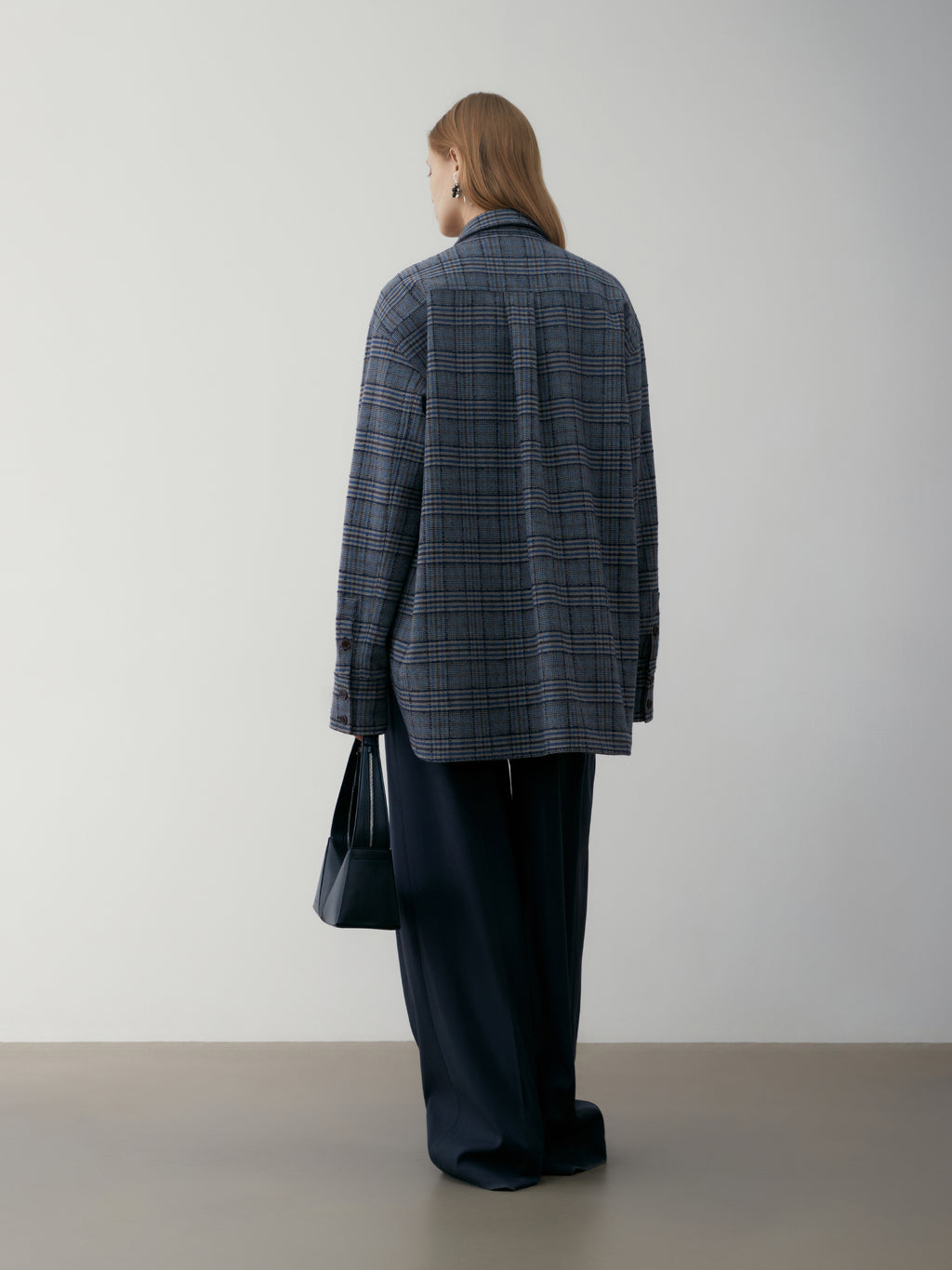 [low_classic] WOOL CHECK SHIRT
BLUE